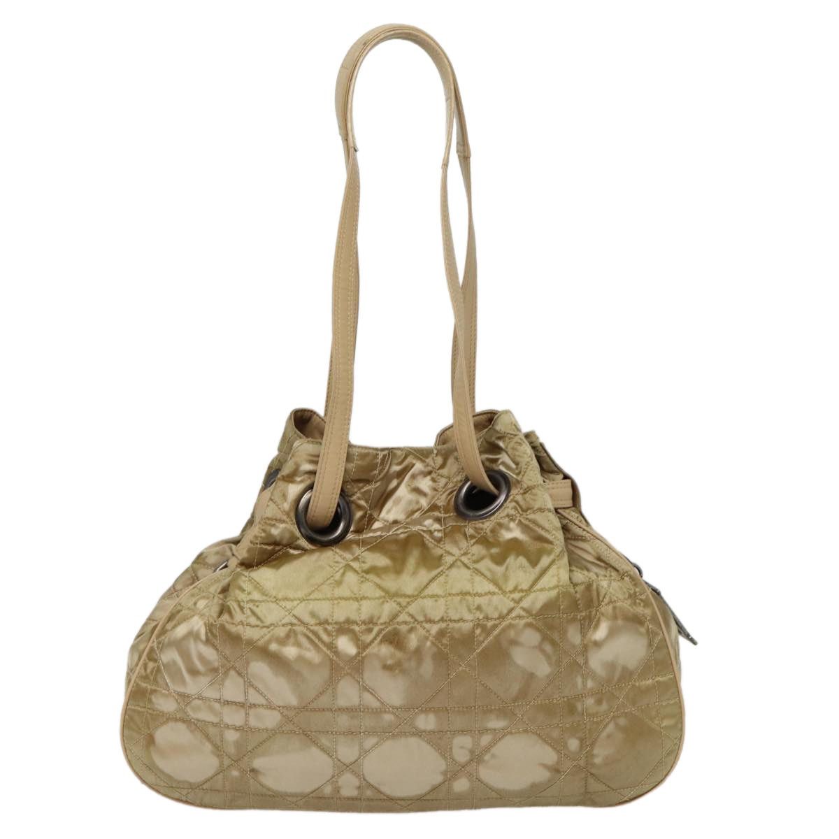 Dior DIOR Lady DIOR Canage Shoulder Bag Nylon Beige Size ONE SIZE - 3 Thumbnail