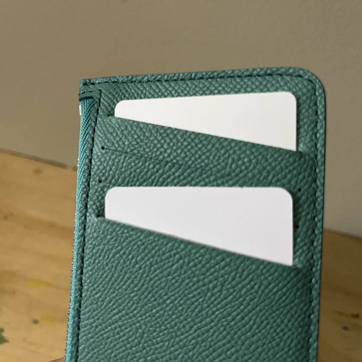 Maison Margiela Zipped Leather Card Holder Wallet Size ONE SIZE - 4 Thumbnail