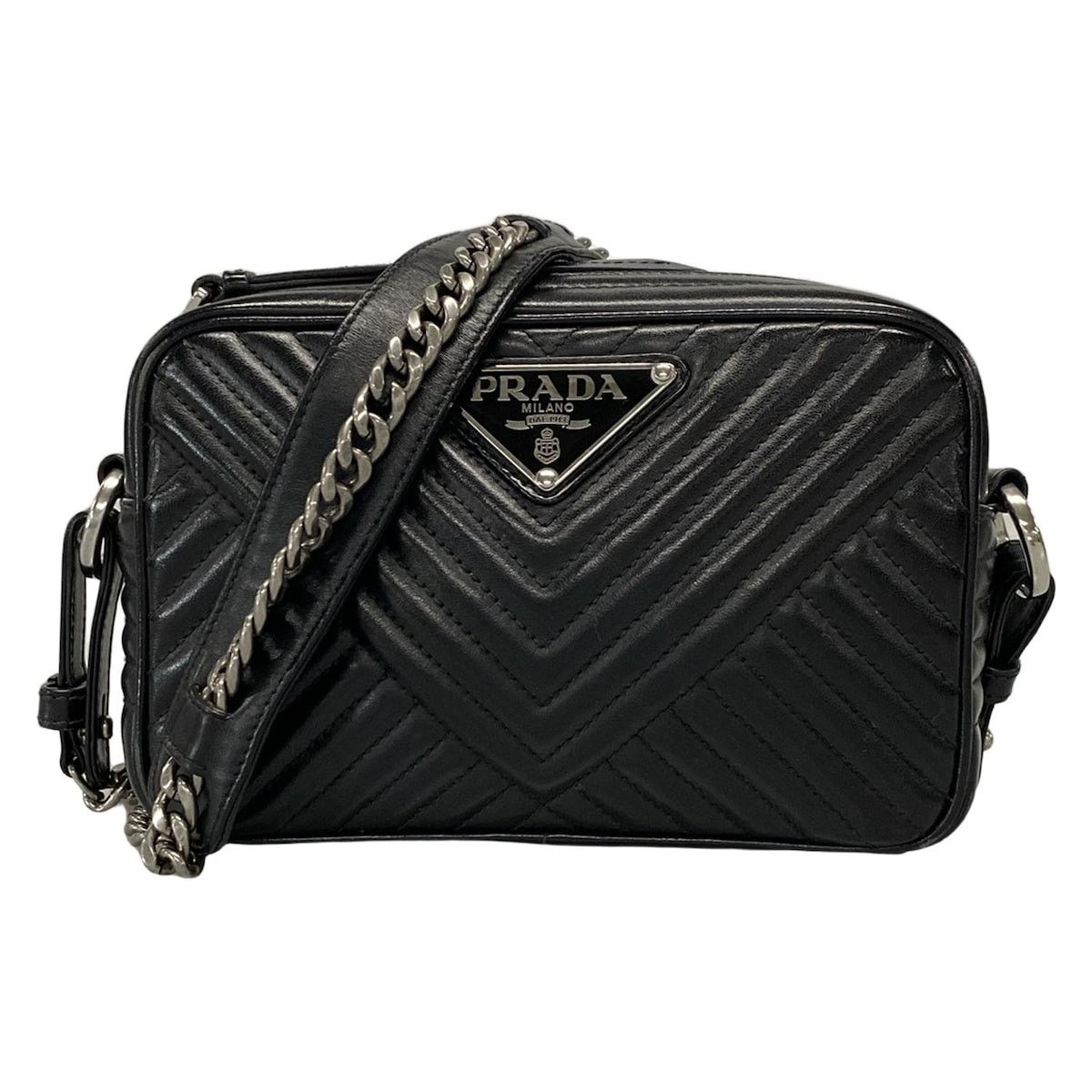 Prada PRADA Triangle Logo Shoulder Bag Size ONE SIZE - 1 Thumbnail