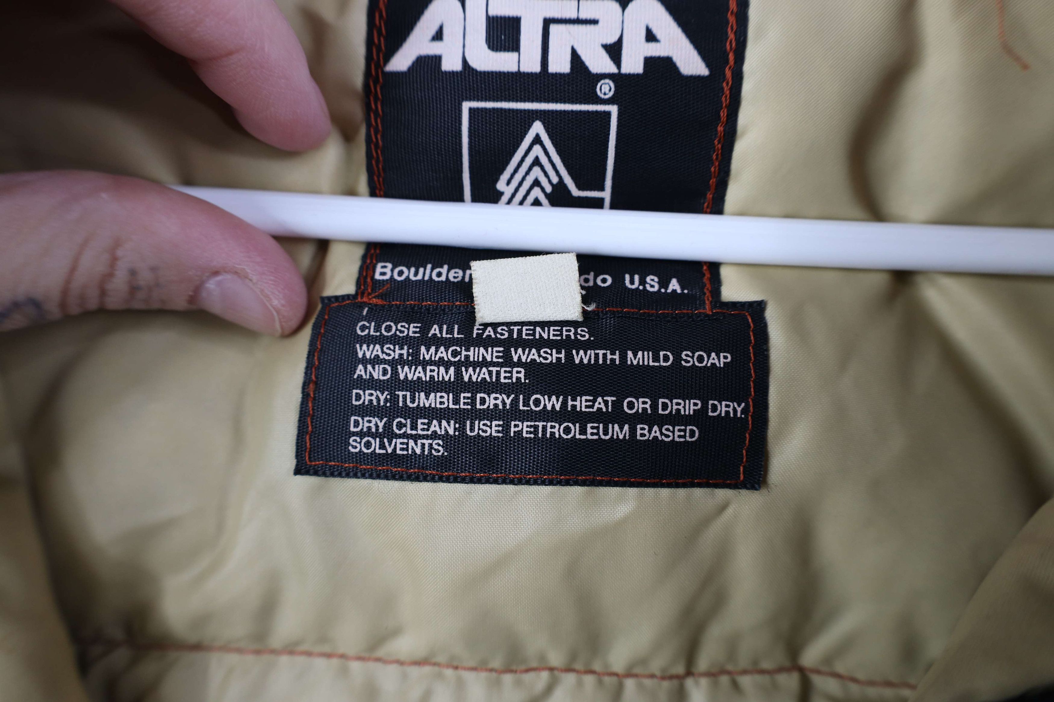 Altra Vintage 70s Altra Down Fill Puffer Vest Jacket Orange USA Size US L / EU 52-54 / 3 - 16 Thumbnail