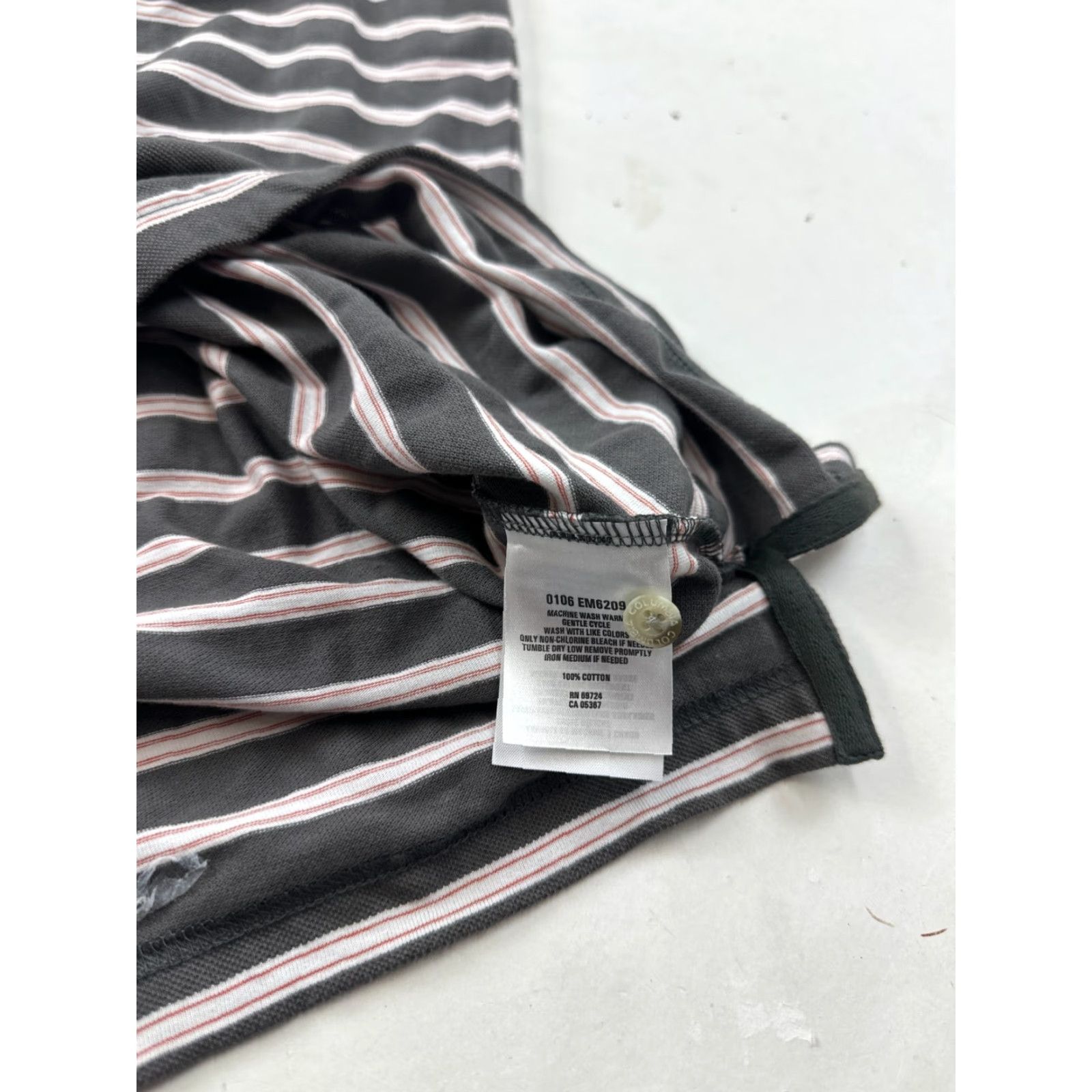 Vintage Columbia Shirt Mens 2XL Black Striped Polo Golf Performance Short Sleeve Collar Shirt Size US XXL / EU 58 / 5 - 5 Thumbnail
