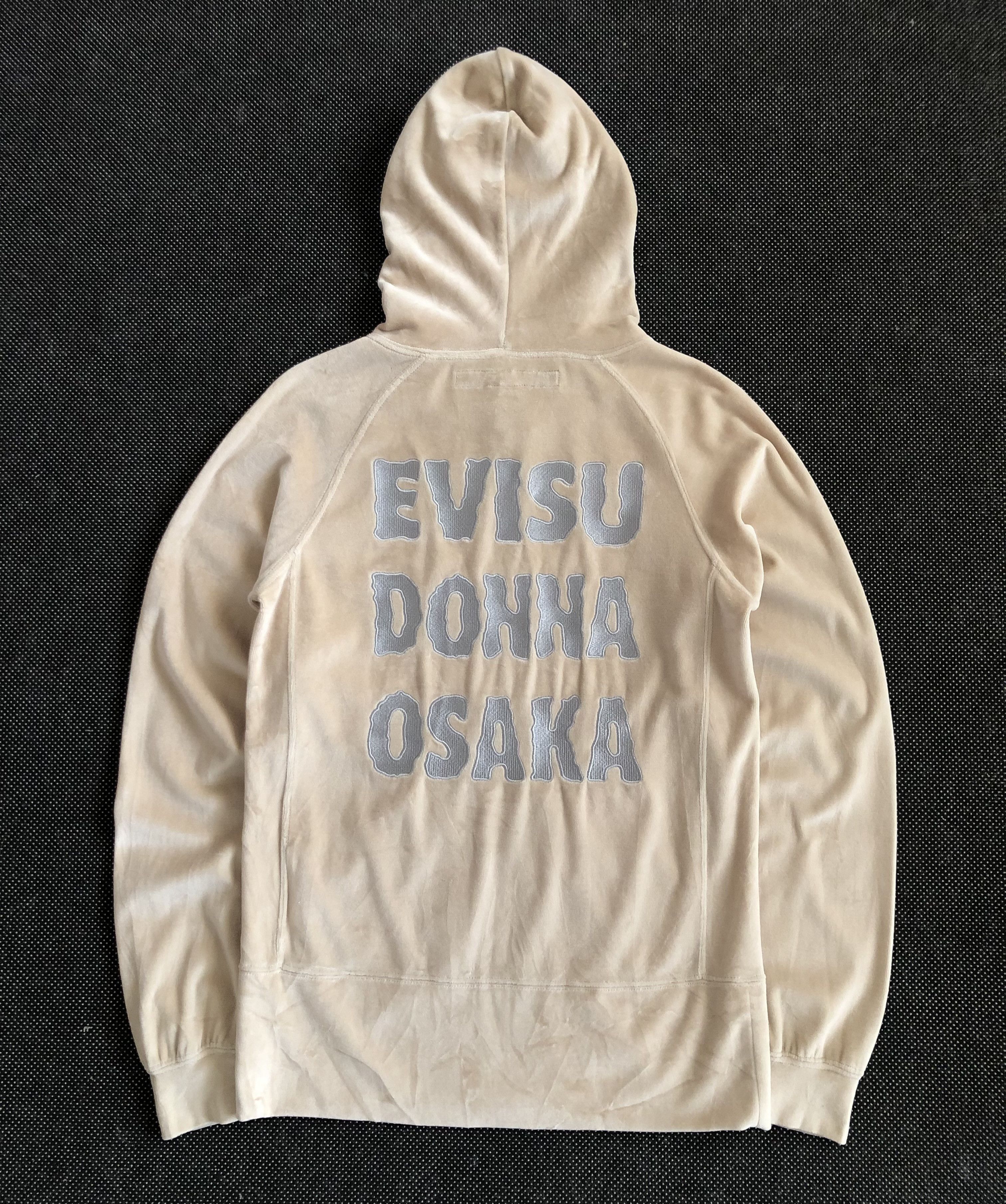 Evisu EVISU DONNA VELVET ZIPPER HOODIE Size S / US 4 / IT 40 - 1 Thumbnail