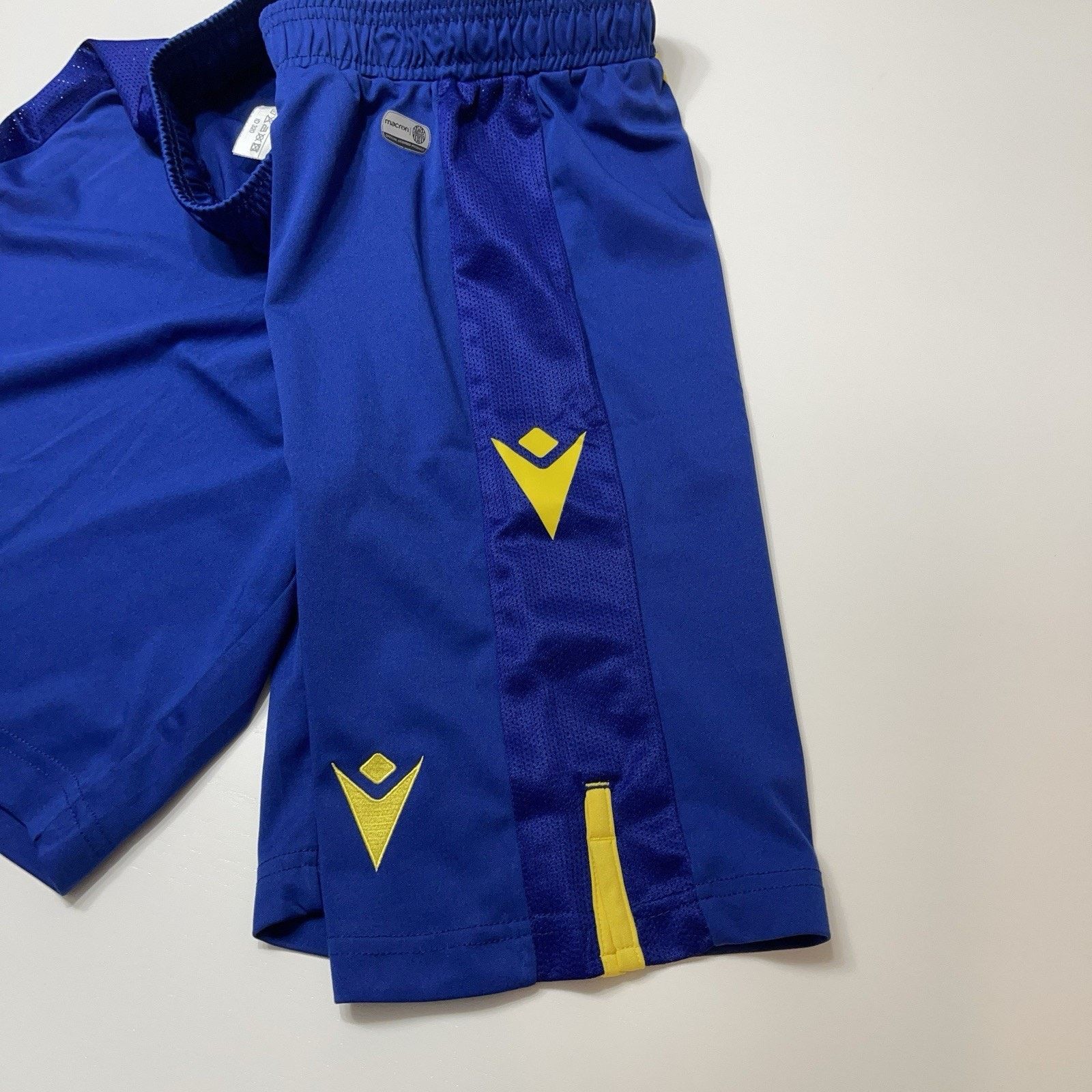 Macron Macron Hellas Verona Blue Football Shorts S047 Size US 32 / EU 48 - 9 Thumbnail