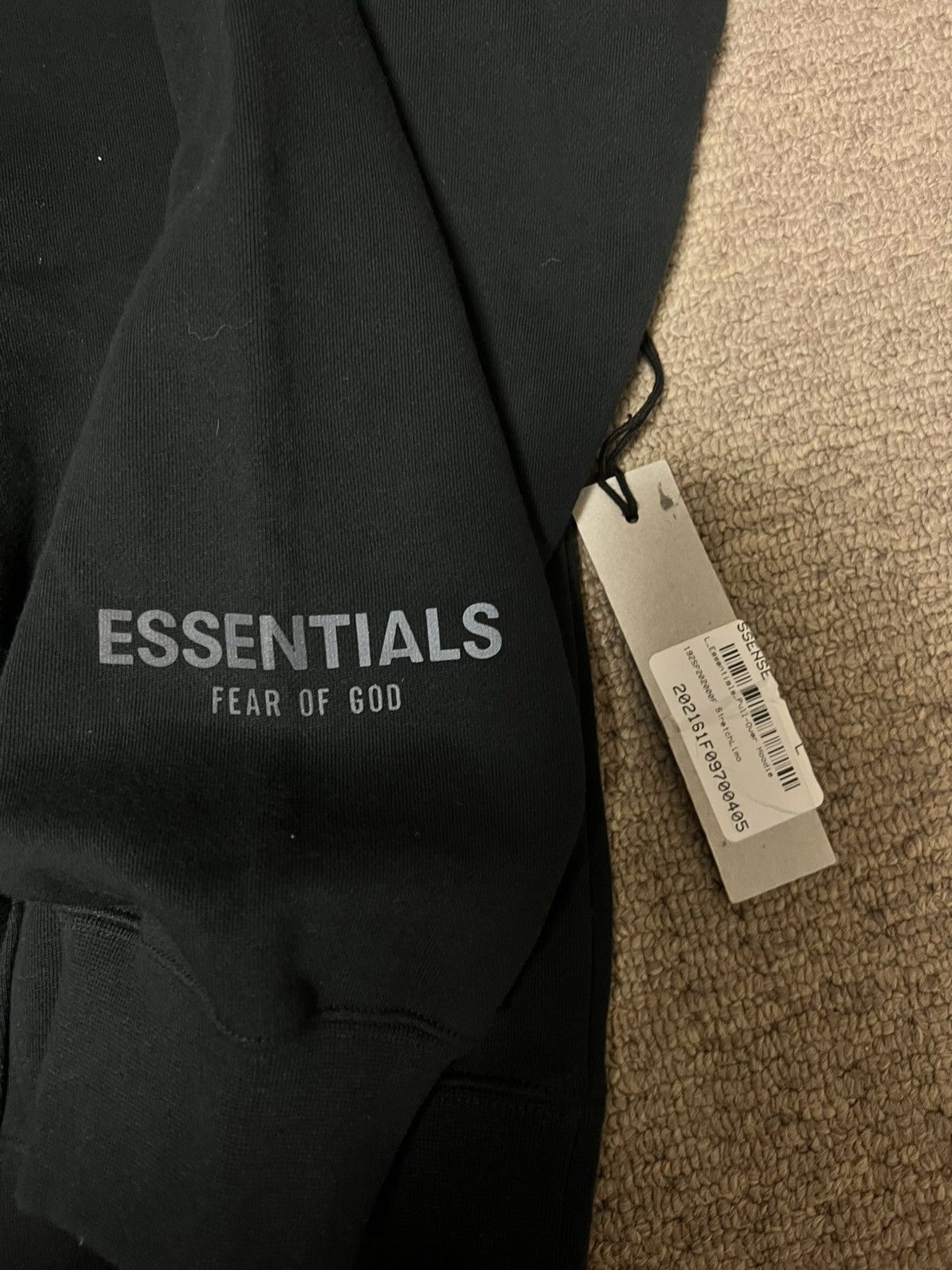 Fear of God Fear of God Essentials Hoodie with raised logo Size US L / EU 52-54 / 3 - 2 Thumbnail