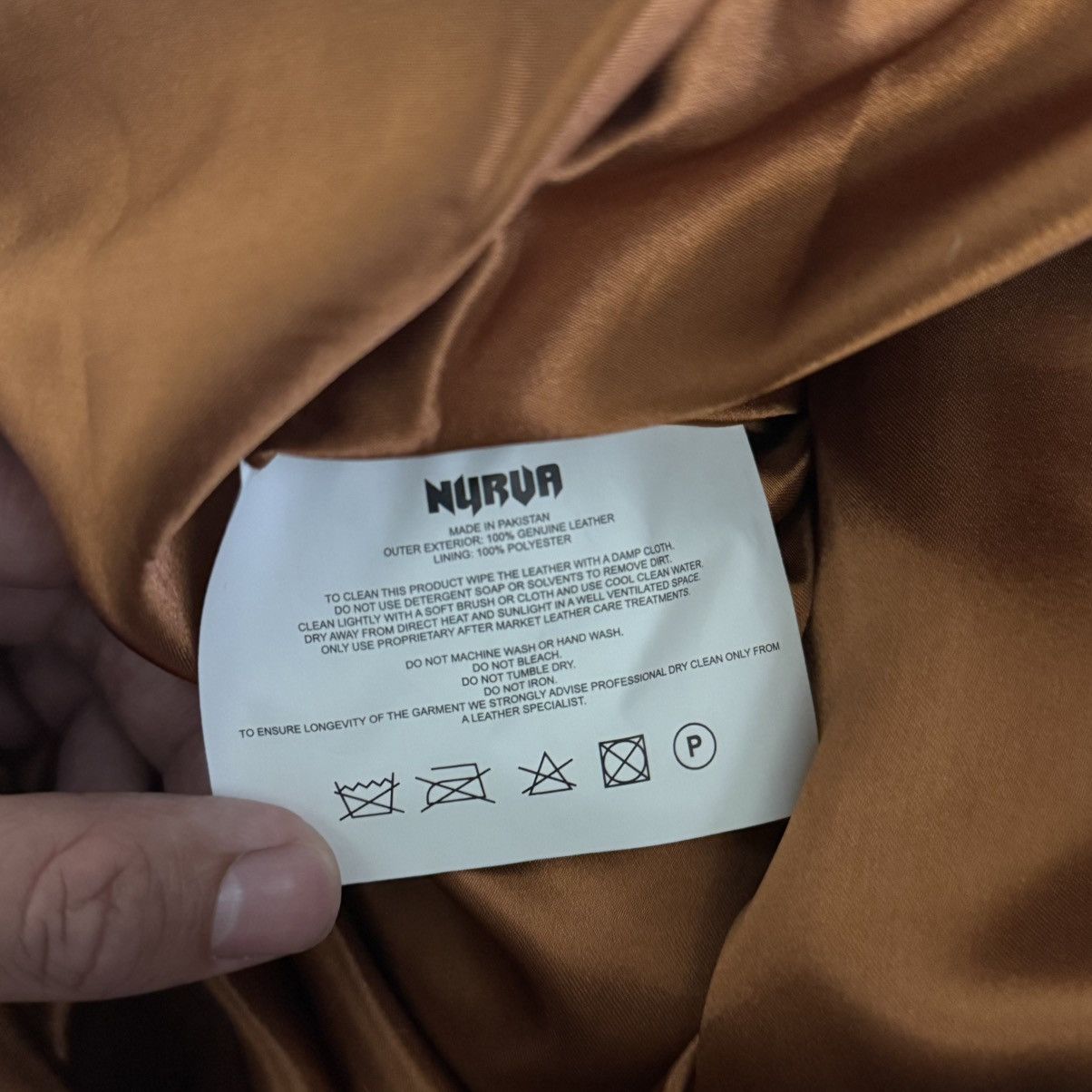 NYRVA Tan Cowhide Leather Shorts Size US 36 / EU 52 - 4 Thumbnail