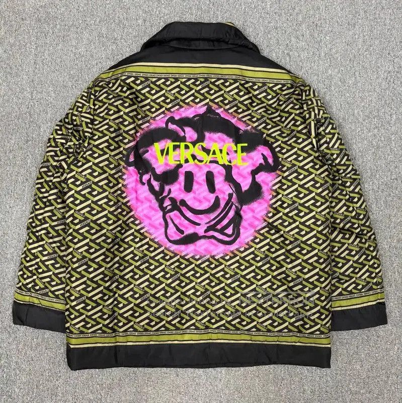 Versace Versace Color Block Cotton Jacket for Men . Size US L / EU 52-54 / 3 - 2 Thumbnail