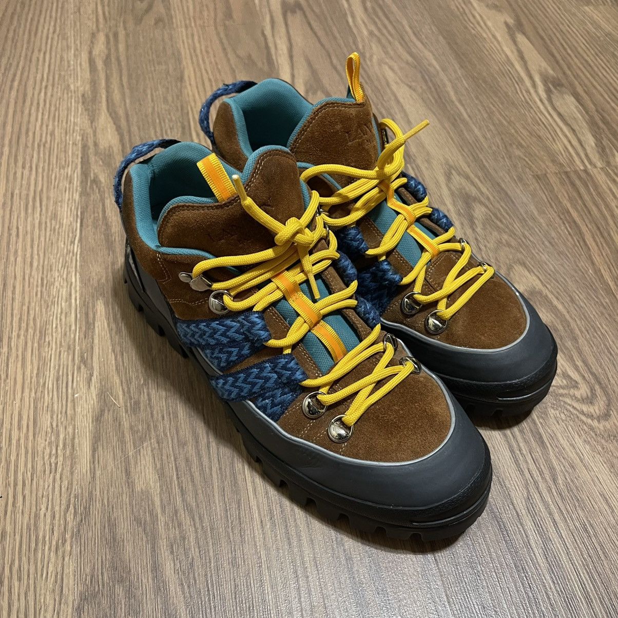 Lanvin Rare Lanvin Lanvin Hiking Boots in Brown italy 44 US 11 Size US 11 / EU 44 - 4 Thumbnail