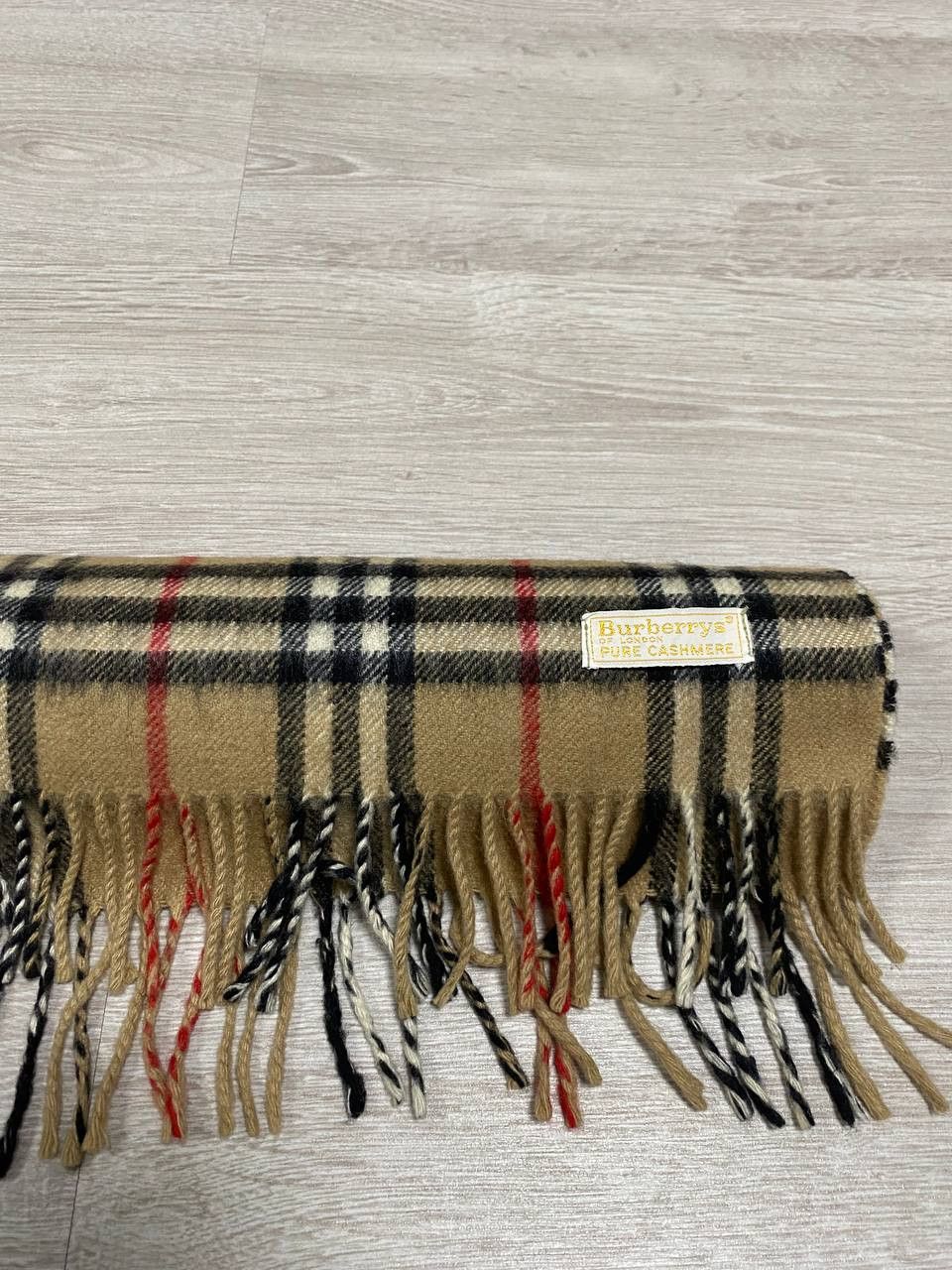 Burberry × Vintage Burberry nova check vintage cashmere scarf Size ONE SIZE - 5 Thumbnail