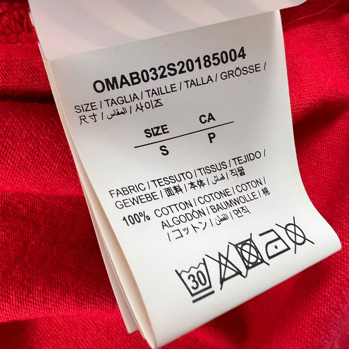 Off-White Off-White Red Caravaggio Arrows Mock Neck Size US L / EU 52-54 / 3 - 5 Thumbnail