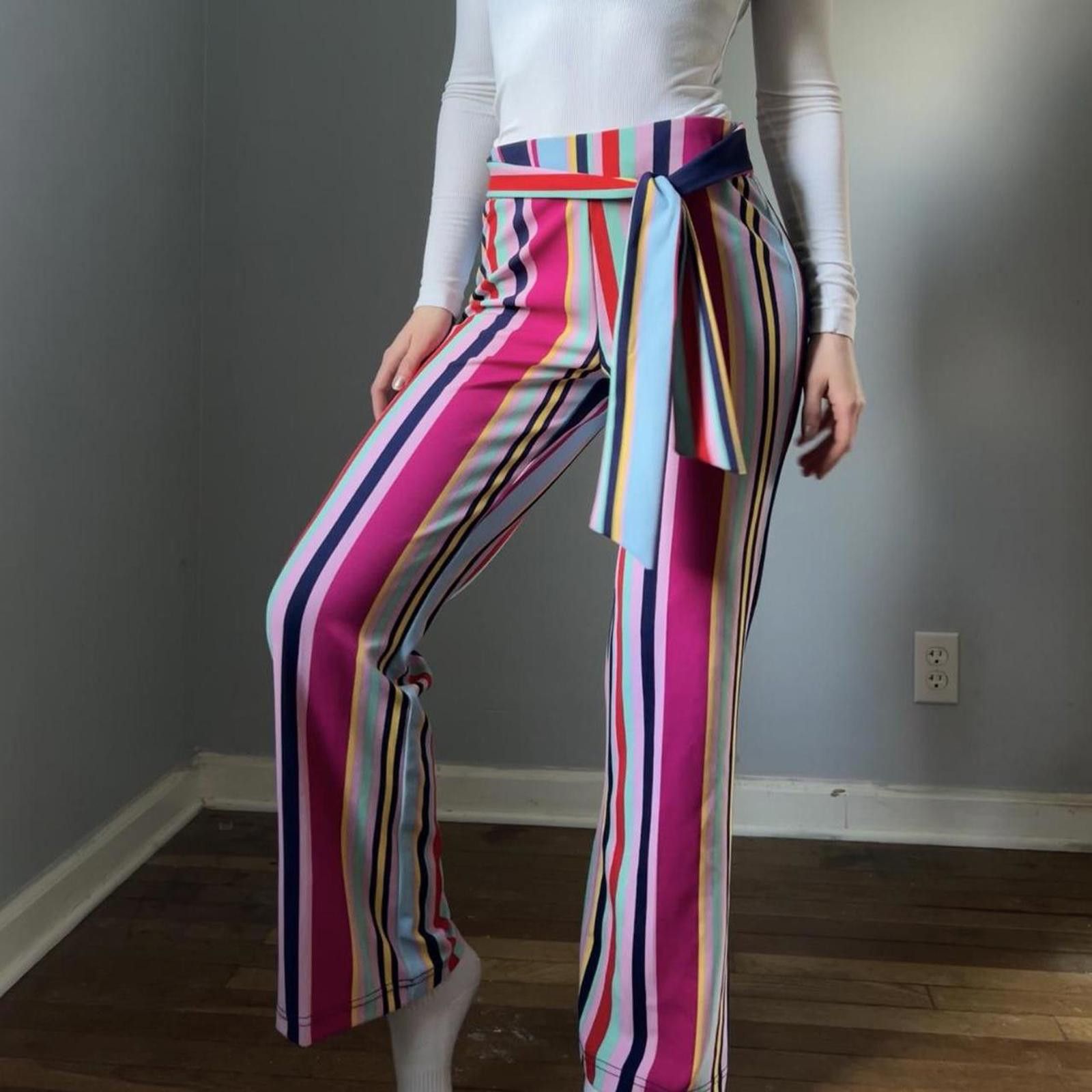 Fashion Nova Fashion Nova Women's Multi Trousers Size 28" / US 6 / IT 42 - 2 Thumbnail
