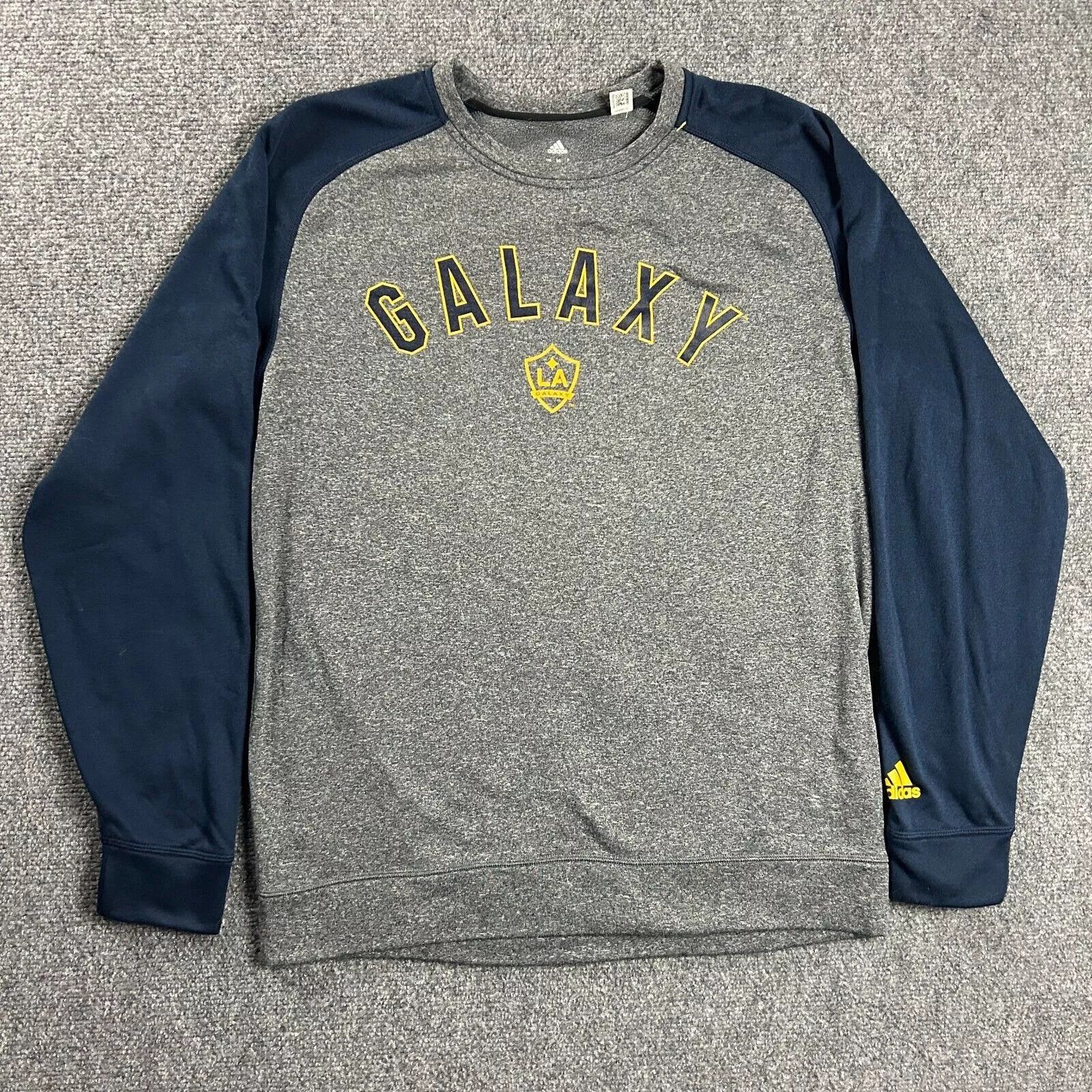 Adidas Los Angeles Galaxy Sweatshirt Mens Large Pullover Fleece Size US L / EU 52-54 / 3 - 1 Thumbnail
