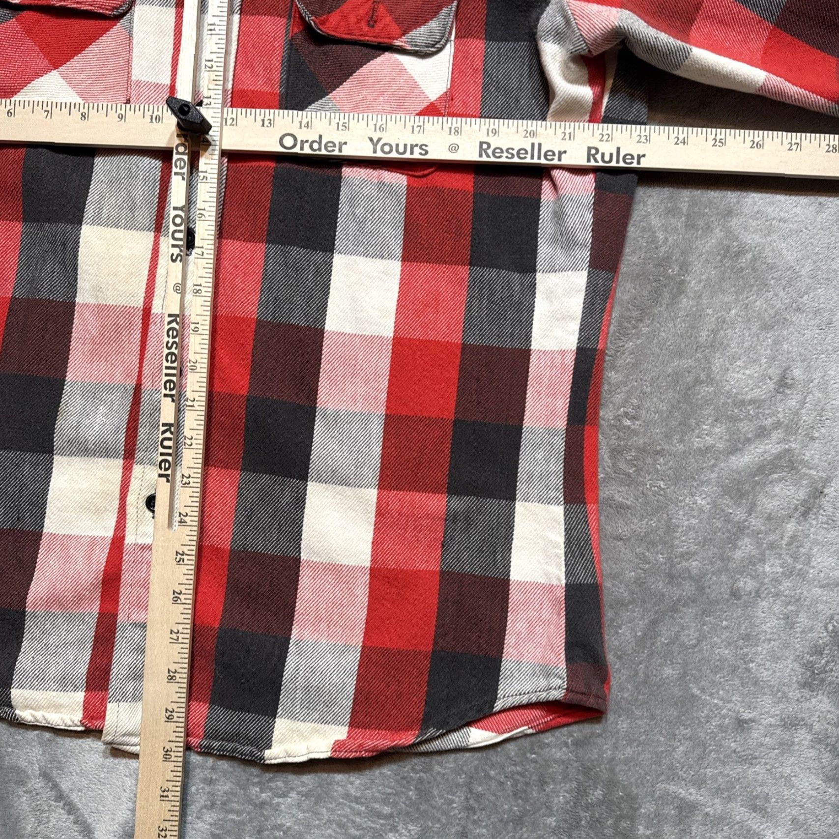 Vintage VINTAGE Five Brothers Shirt Men's L Red Plaid Flannel Cotton Tallman USA Made Size US L / EU 52-54 / 3 - 5 Thumbnail