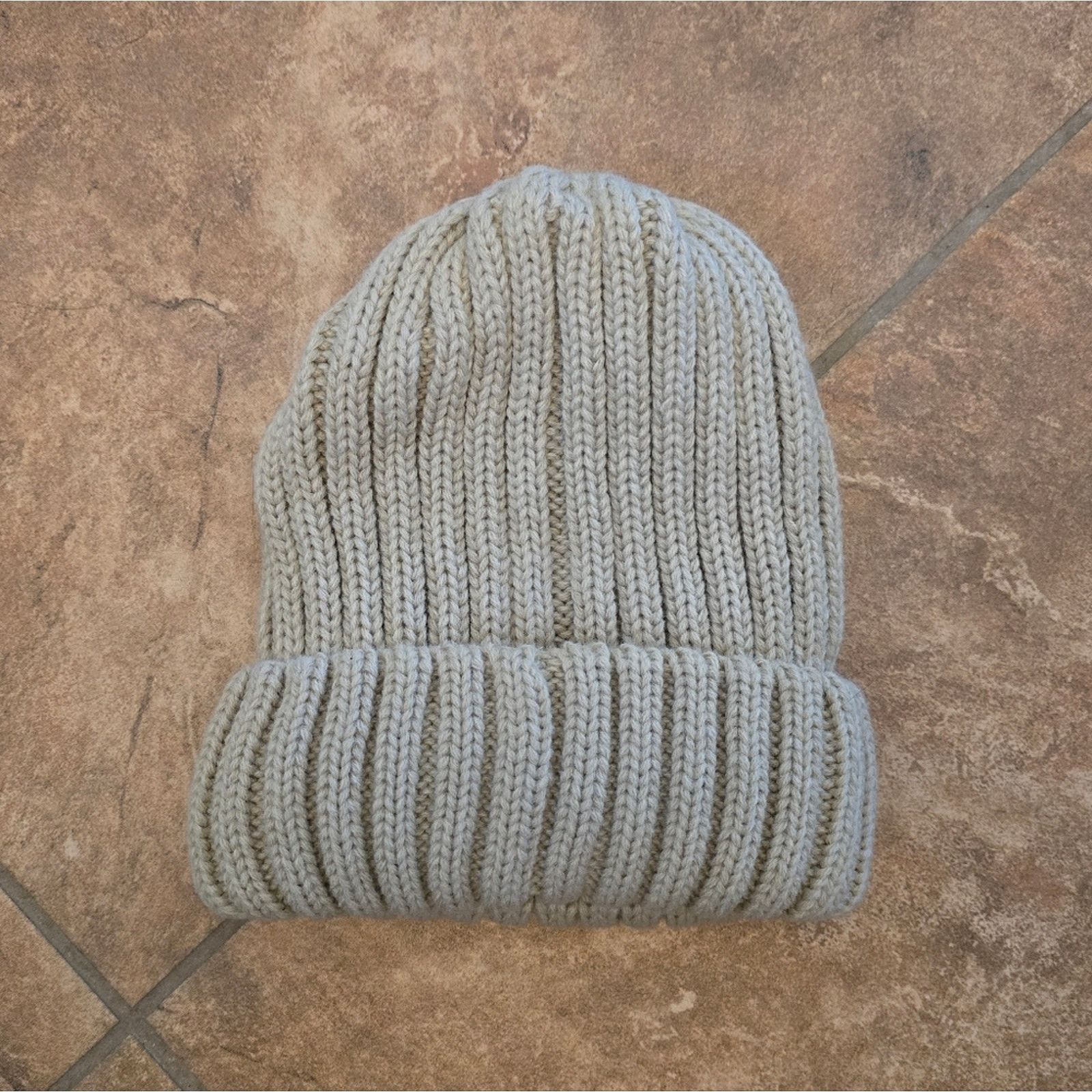 Other Natural | FURTALK | Chunky Knit Beanie Size ONE SIZE - 2 Thumbnail
