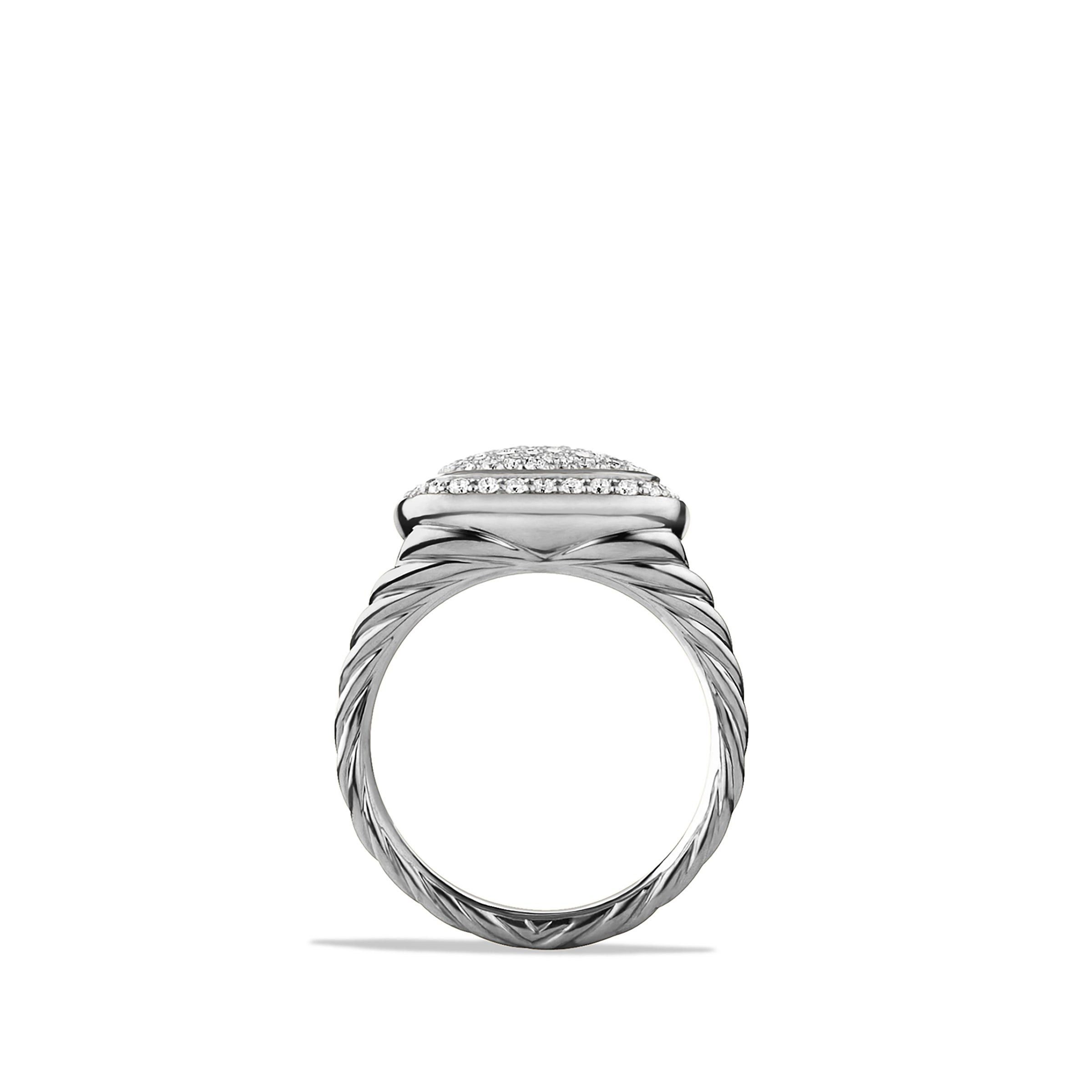 David Yurman o1w1db10525 R12485D Ring in Sterling Silver with Diamond Size ONE SIZE - 2 Thumbnail