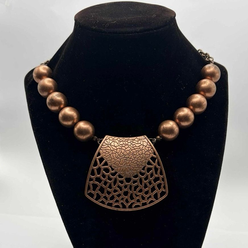 Other Brown Boho Beaded Necklace Size ONE SIZE - 1 Thumbnail