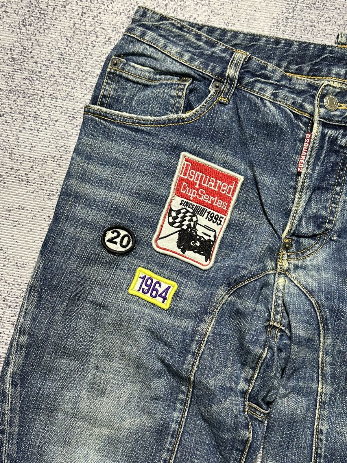 Hysteric Glamour Hysteric Glamour Patchwork Denim Size US 33 - 8 Thumbnail