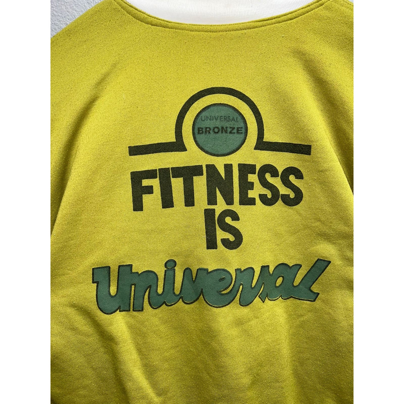 Vintage Universal Bronze Fitness Reversible Green White Jacket Size US XL / EU 56 / 4 - 15 Thumbnail