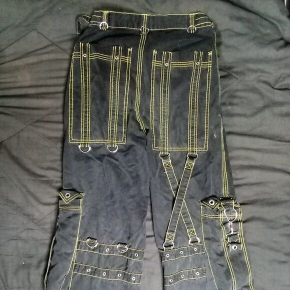 Tripp NYC × Vintage Vintage Y2K Tripp NYC Rave Wide Leg Jeans Baggy Size US 28 / EU 44 - 6 Thumbnail