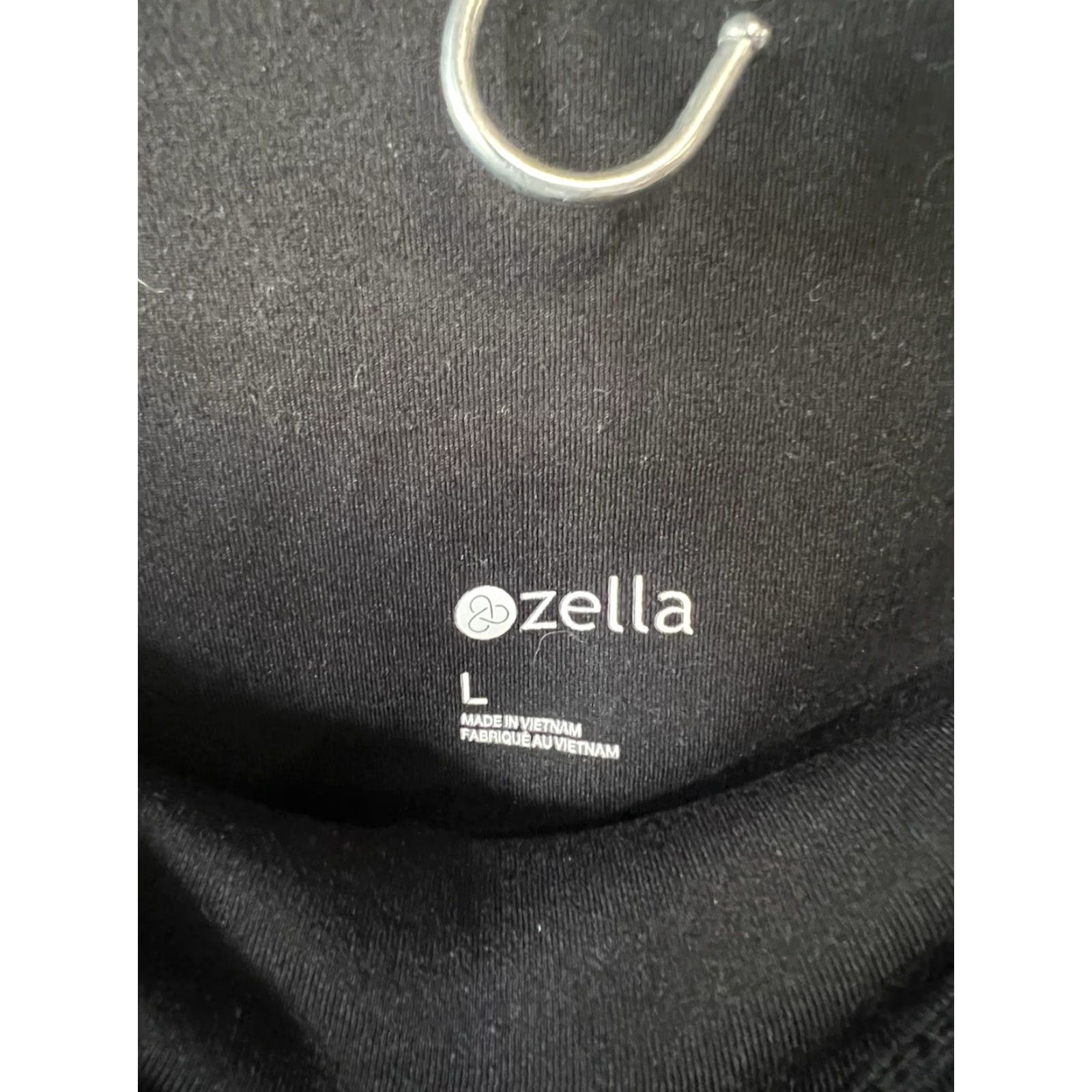 Vintage Zella Leggings Cropped Women's Black Size L Athletic Pull On Size 36" / US 14 / IT 50 - 3 Thumbnail