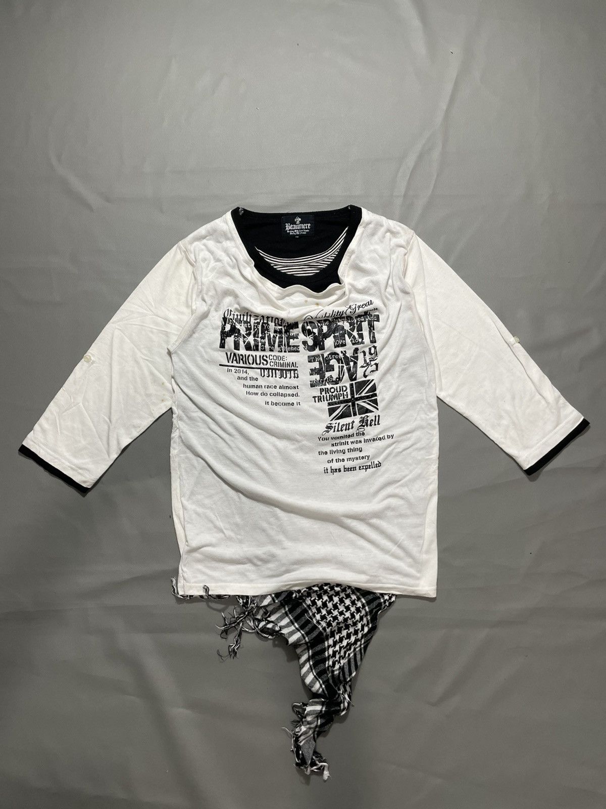 GOA Archive Beaumere triple layer poem tshirt punk vkei ifsix Size US L / EU 52-54 / 3 - 2 Thumbnail
