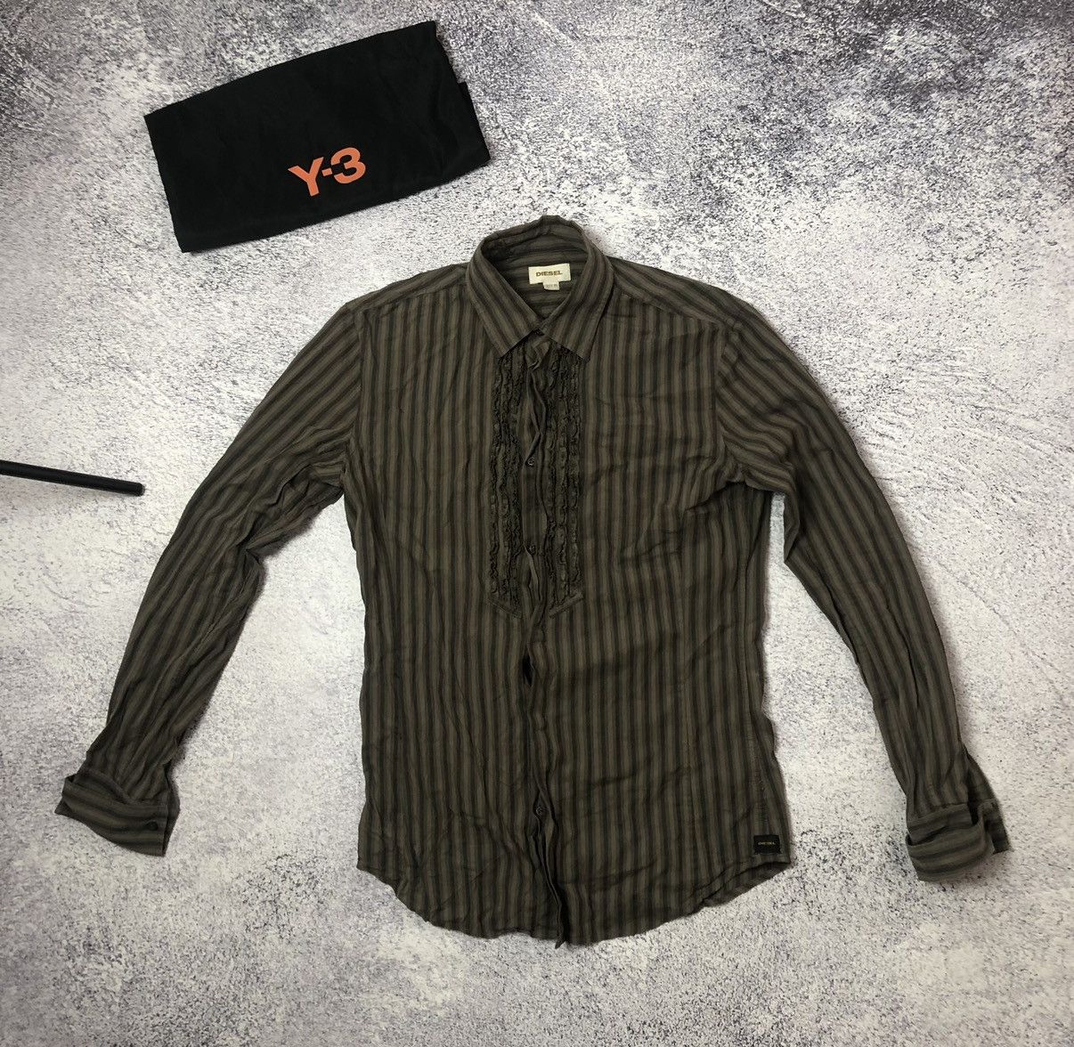 Diesel Men's shirt Diesel y2k size Xl y2k luxury USA men’s casual Size US XL / EU 56 / 4 - 1 Thumbnail