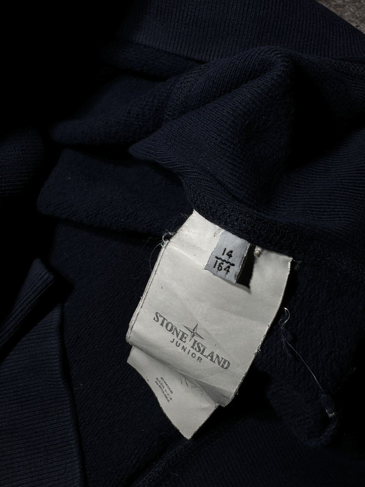 Massimo Osti × Stone Island Stone Island Junior Size S (14 Years) Vintage Blue Hoodie Size US S / EU 44-46 / 1 - 18 Thumbnail