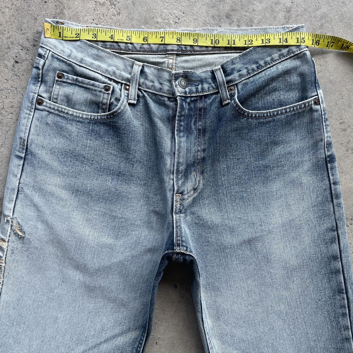 Edwin Vintage Edwin Made In Japan Wash Jeans Denim Pants Faded W31 Size US 31 - 5 Thumbnail