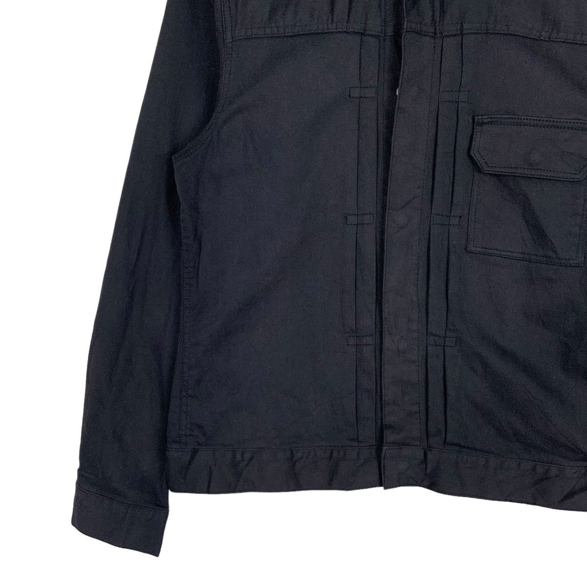 Japanese Brand VICTIM & CO Black Plain Casual Jacket #0958-C42 Size US L / EU 52-54 / 3 - 5 Thumbnail
