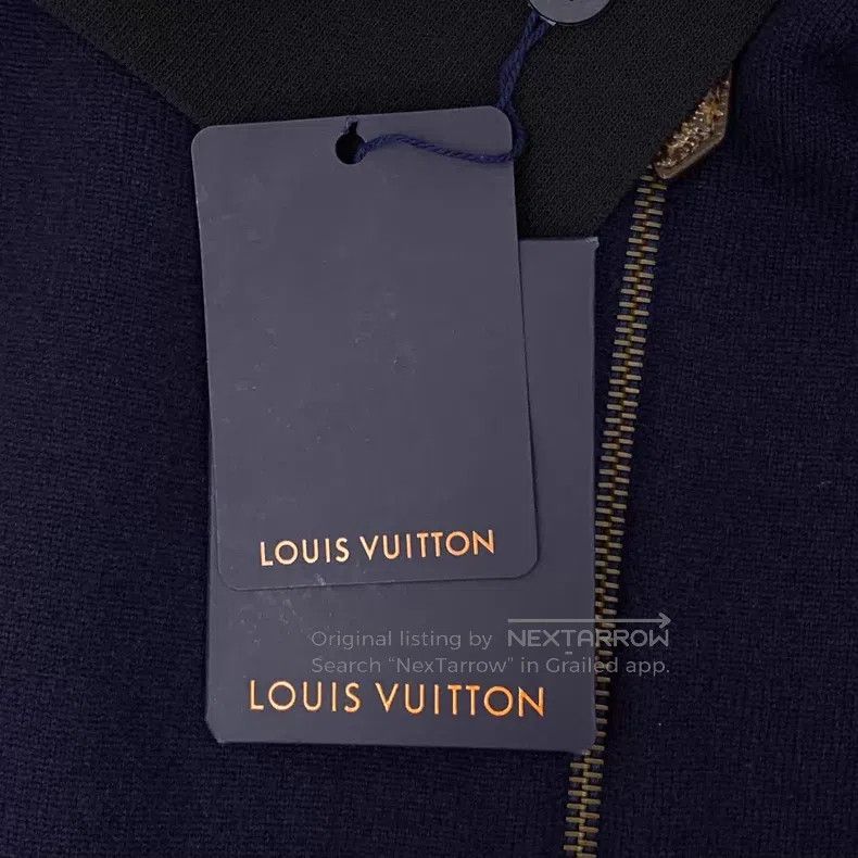 Louis Vuitton Louis Vuitton size s 23 navy blue logo wool zippered skirt Size 24" / US 00 / IT 34 - 9 Thumbnail