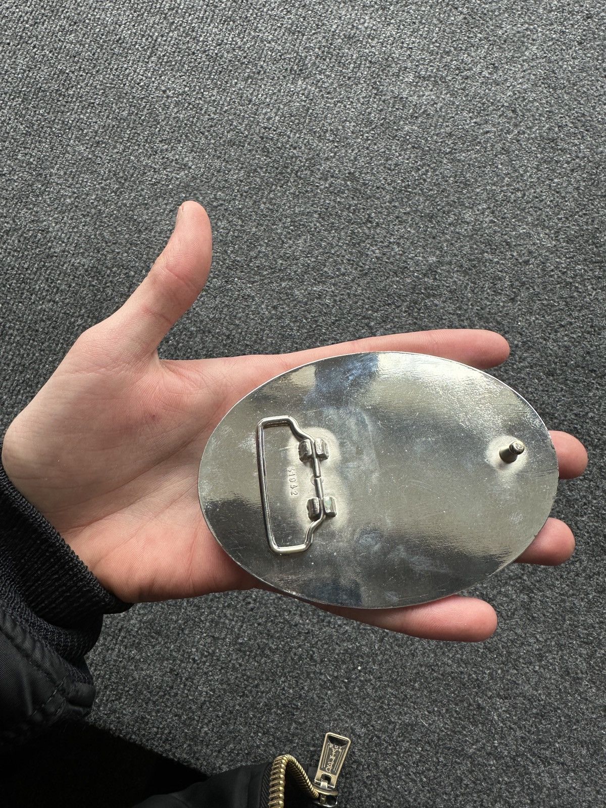 Other RARE🚨 SINGLE 💋 BUCKLE BLACK SILVER LOGO ONLY BUCKLE Size ONE SIZE - 5 Thumbnail