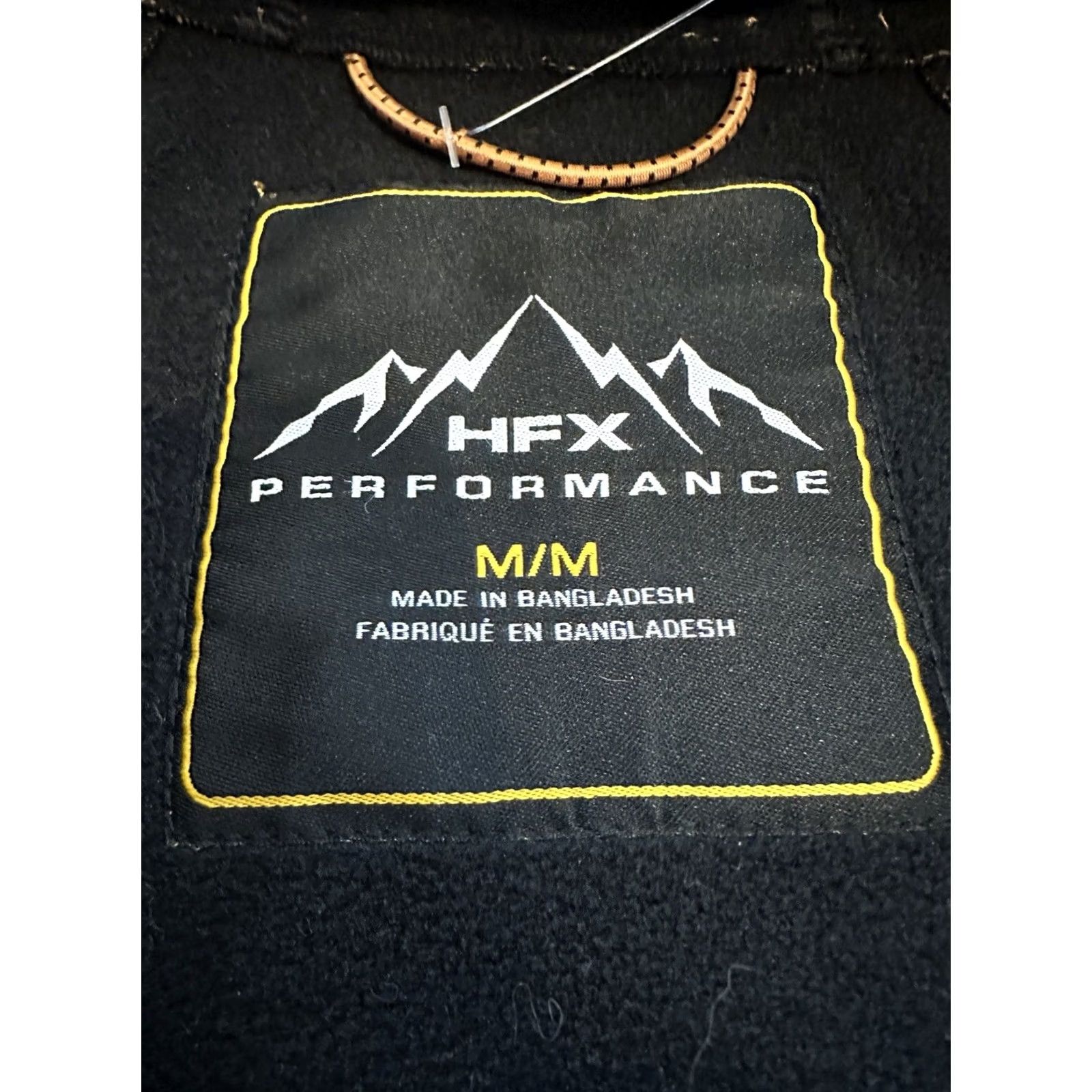 Vintage HFX Performance Women’s Jacket Full Zip Rain Jacket Yellow M Size M / US 6-8 / IT 42-44 - 2 Thumbnail