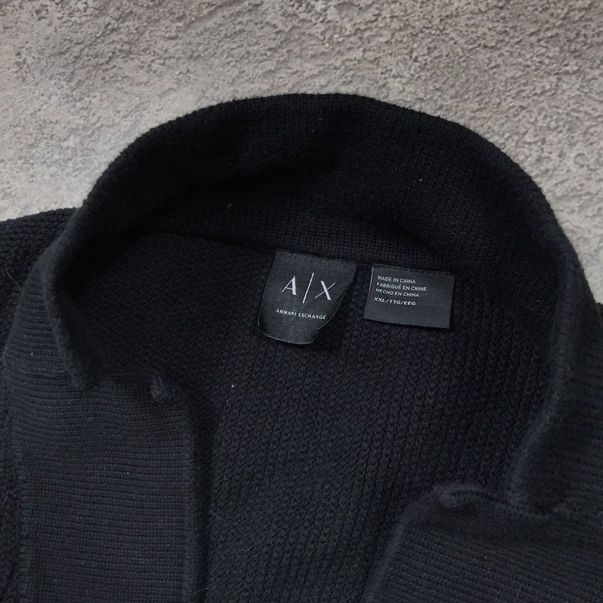 Vintage Vintage Armani Exchange Chore Jacket Navy Workwear 90s XL Size US XL / EU 56 / 4 - 6 Thumbnail