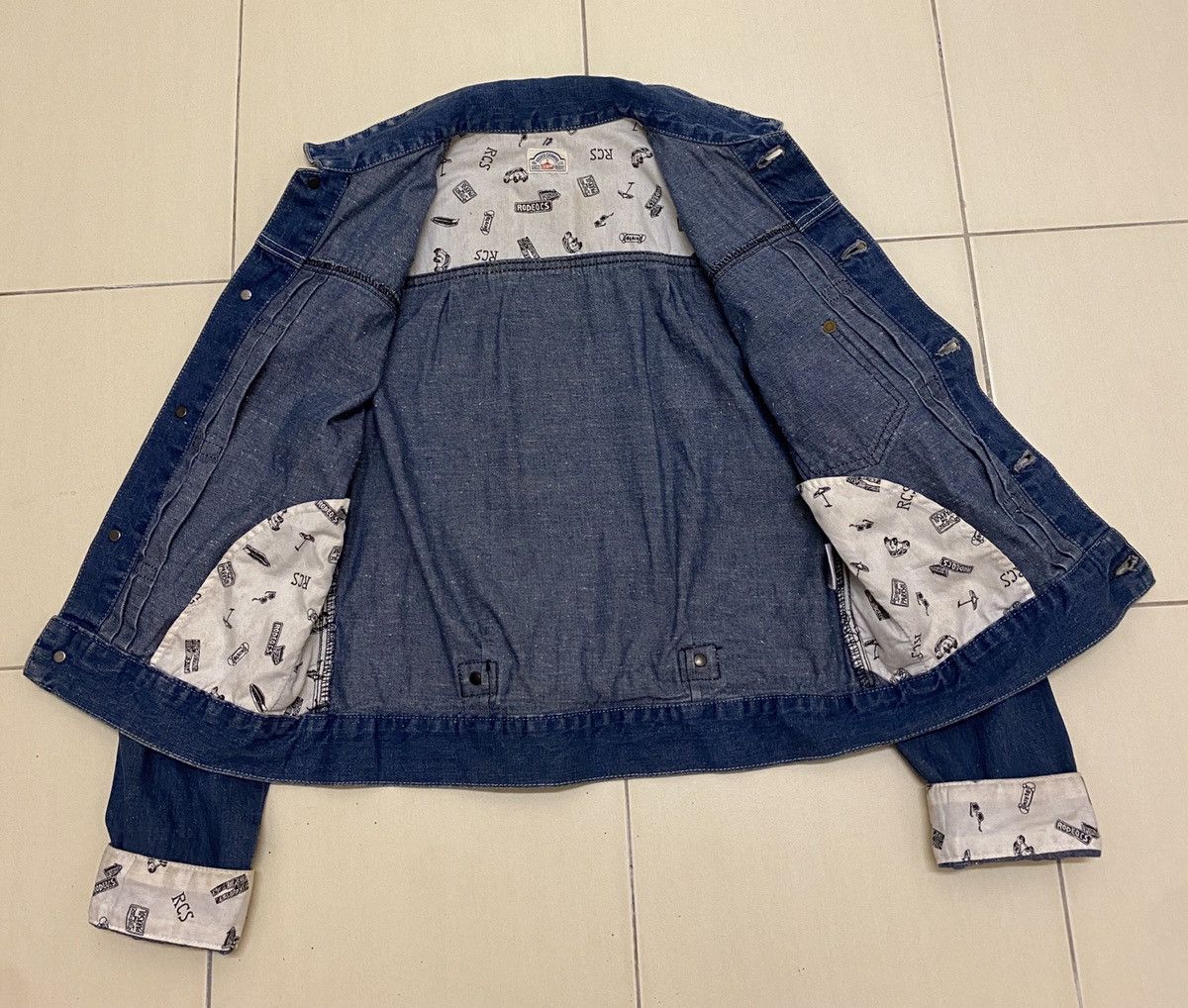 Japanese Brand Rodeo Crowns Type-I Denim Jacket Size S / US 4 / IT 40 - 11 Thumbnail