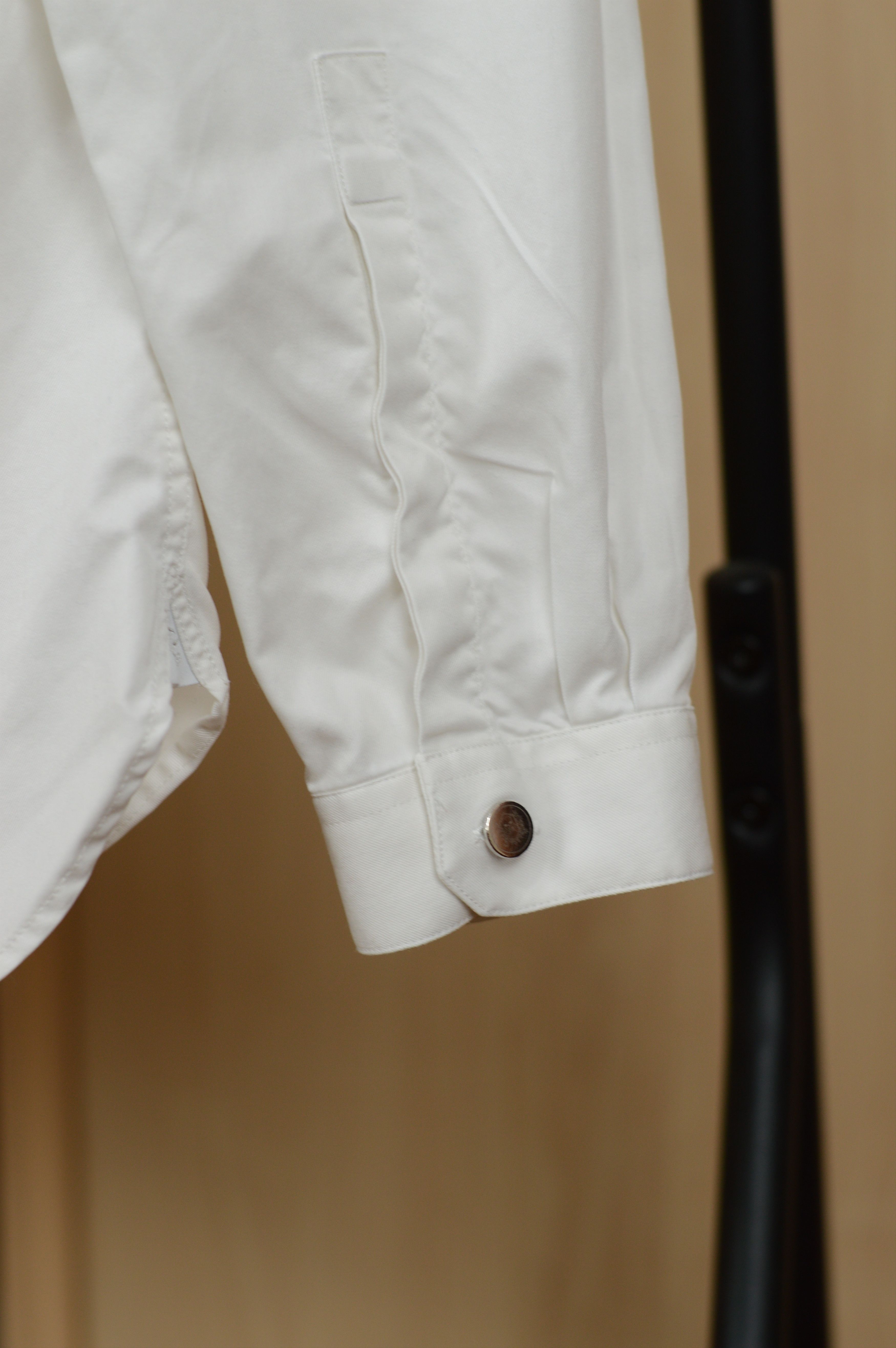 The Kooples The Kooples White Band Collar Long Sleeve Shirt – Slim Fit Size US S / EU 44-46 / 1 - 7 Thumbnail