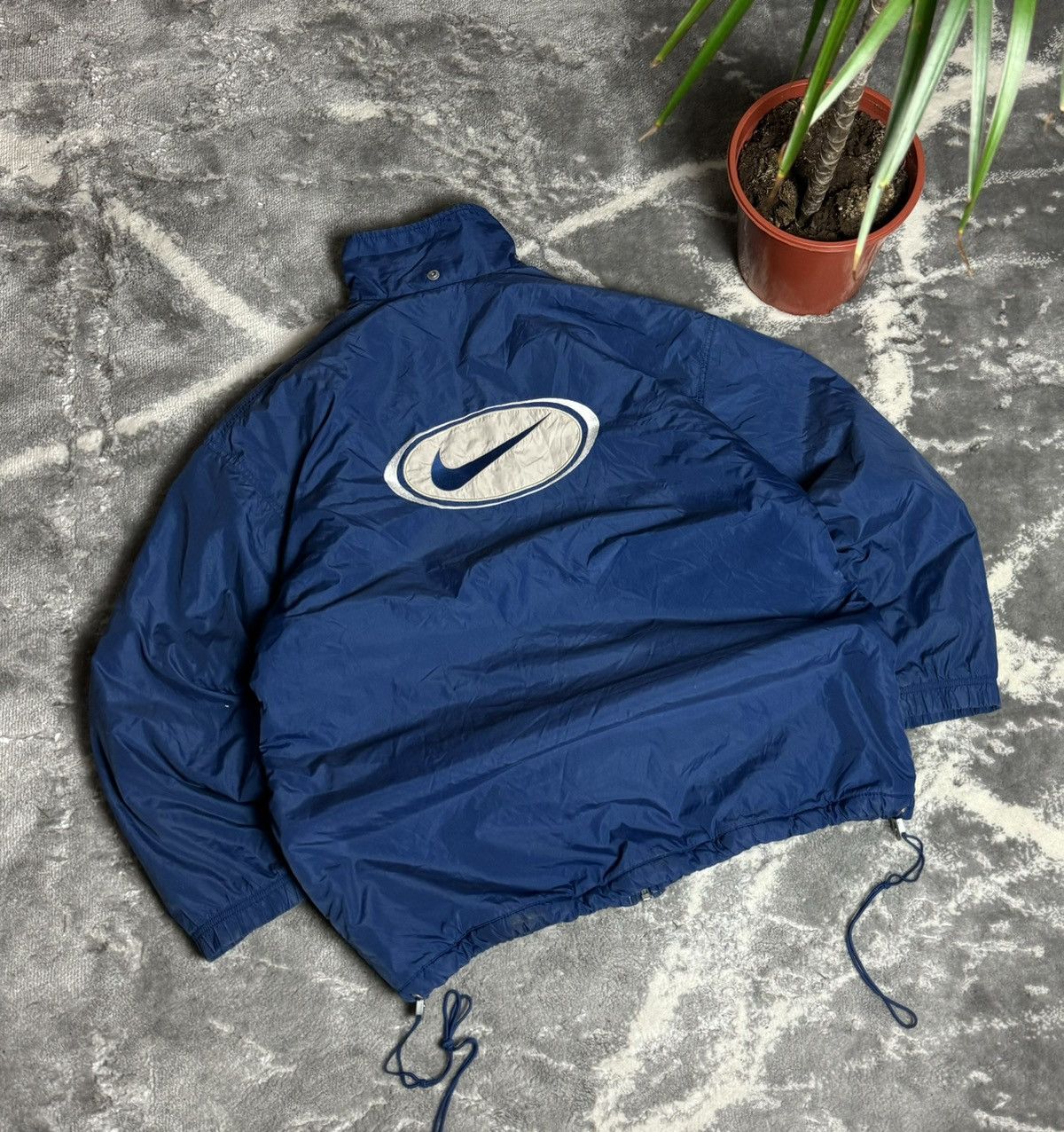Nike × Streetwear × Vintage 90s Nike Vintage Nylon Down Winter 