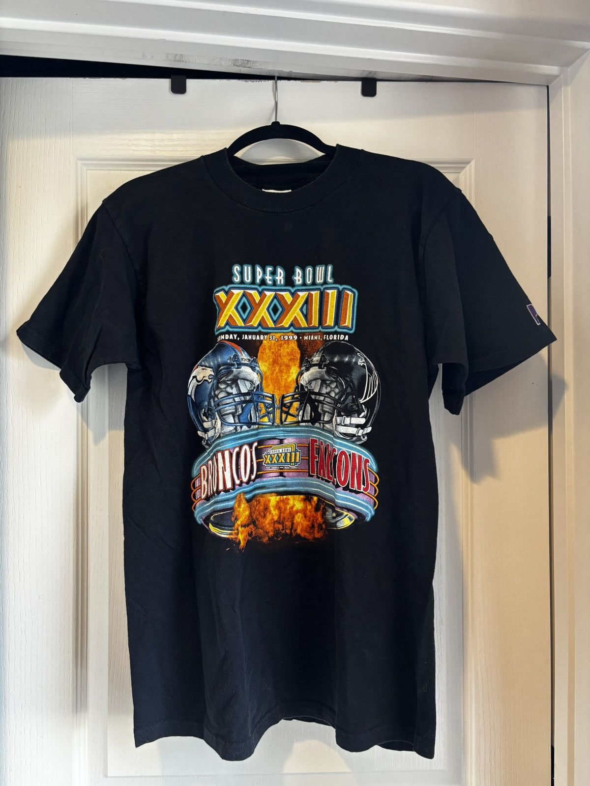 Pro Player Vintage 1999 Super Bowl XXXIII Broncos Falcons ProPlayer Tee Size US M / EU 48-50 / 2 - 1 Thumbnail