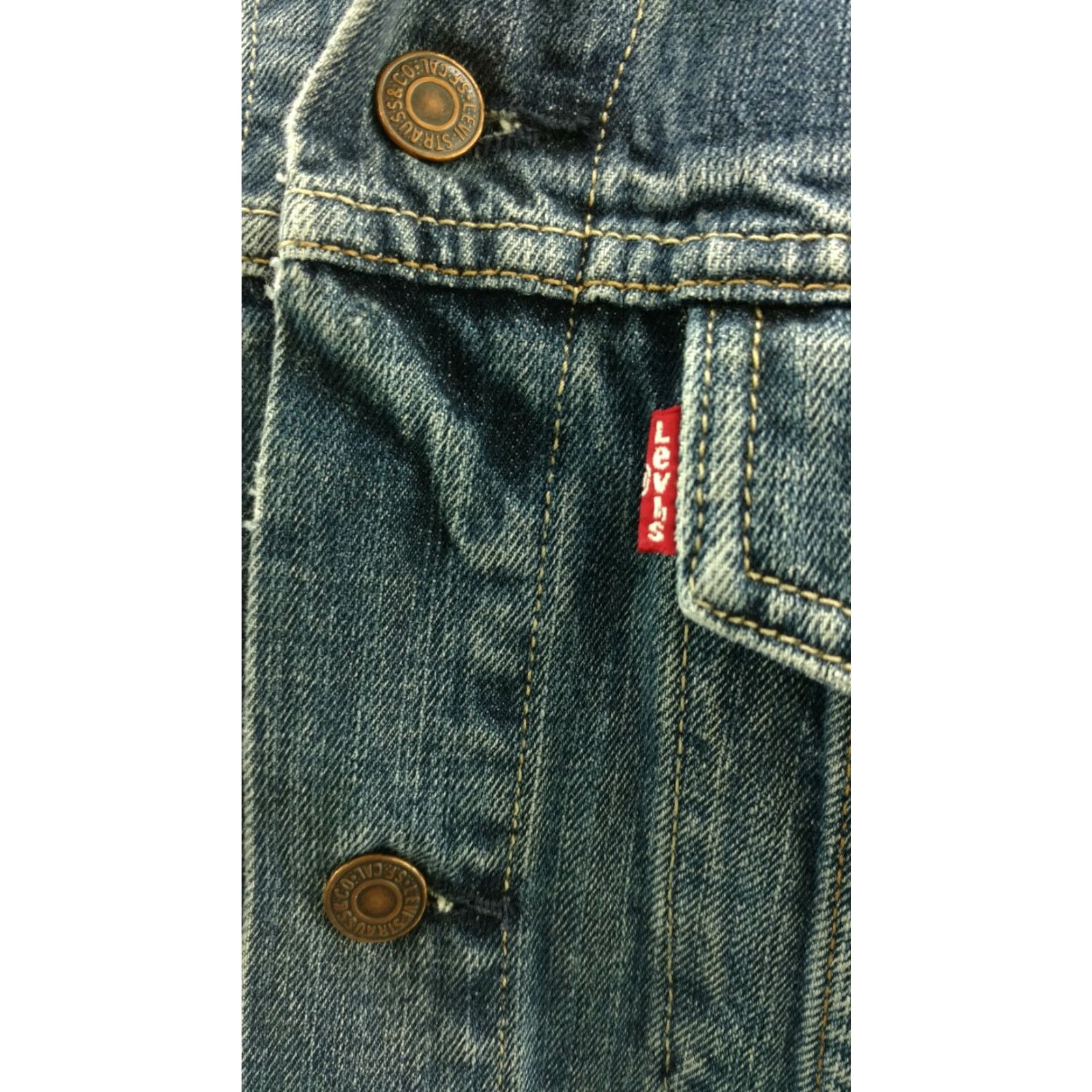 Levi's Levis Strauss Jacket Men’s XL Blue Red Tab Jean Jacket Shirt/Jacket Mens Blue Size US 36 / EU 52 - 2 Thumbnail
