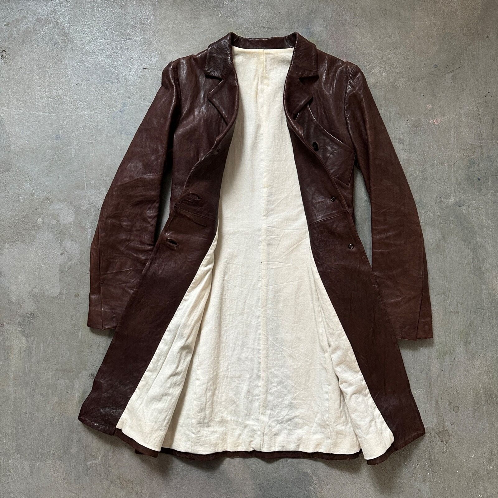 Jil Sander Vintage Real Leather Coat 8945AC