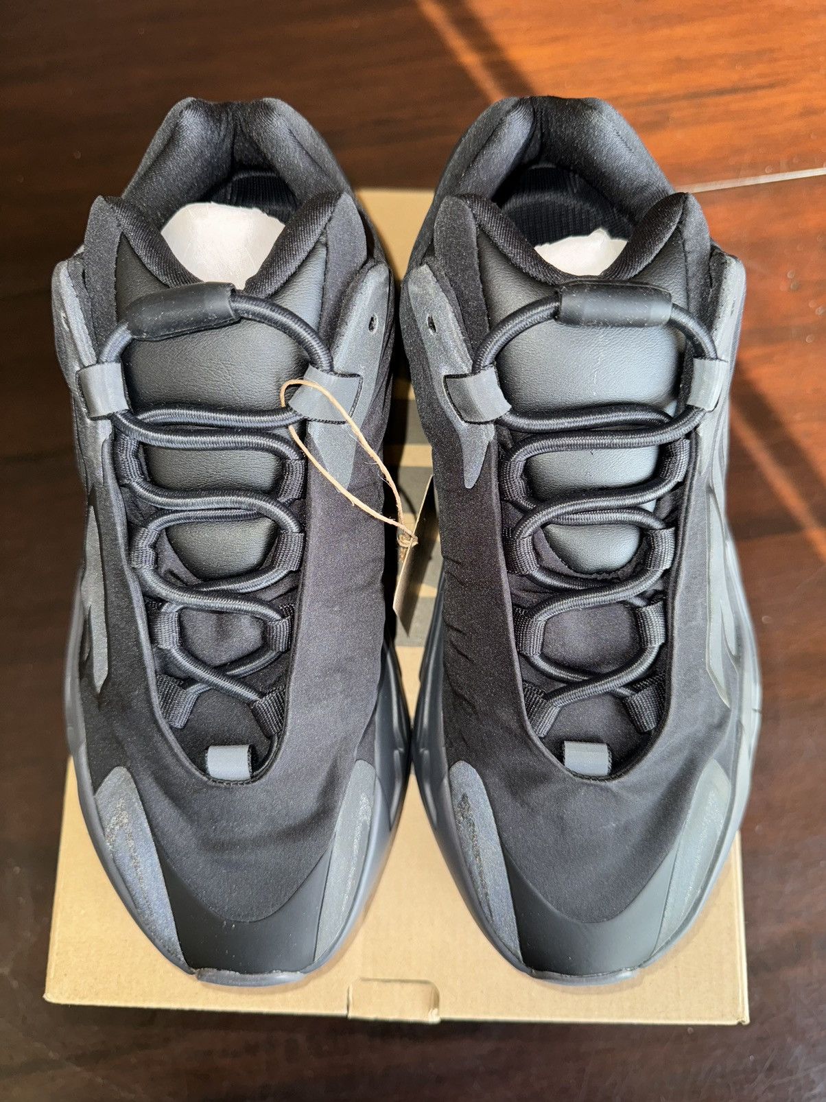 Adidas × Kanye West Adidas Yeezy Boost 700 MNVN Triple Black Size US 7.5 / EU 40-41 - 4 Thumbnail