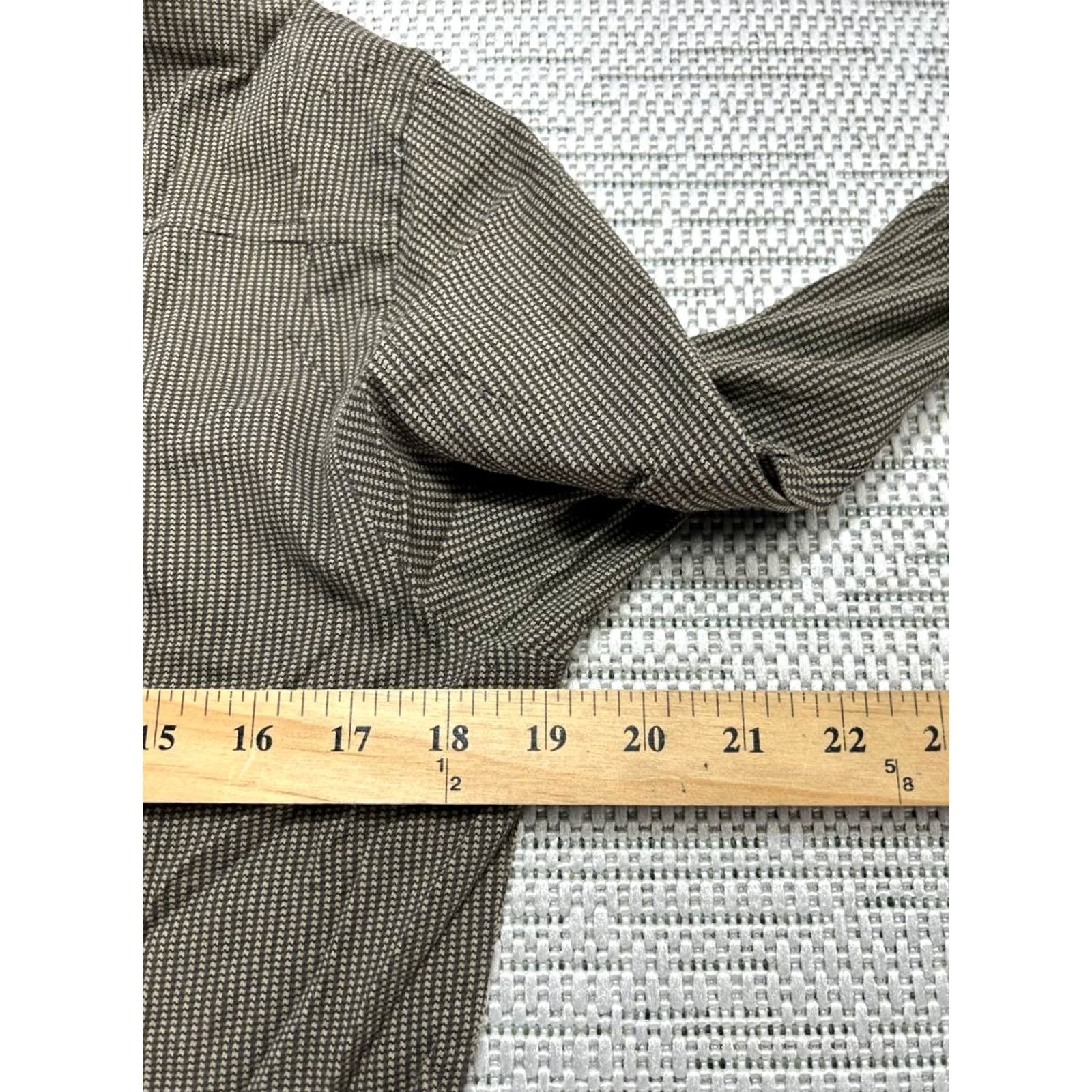 John Varvatos John Varvatos Shirt Men Medium Brown Striped Cotton Button-Up Size US M / EU 48-50 / 2 - 6 Thumbnail