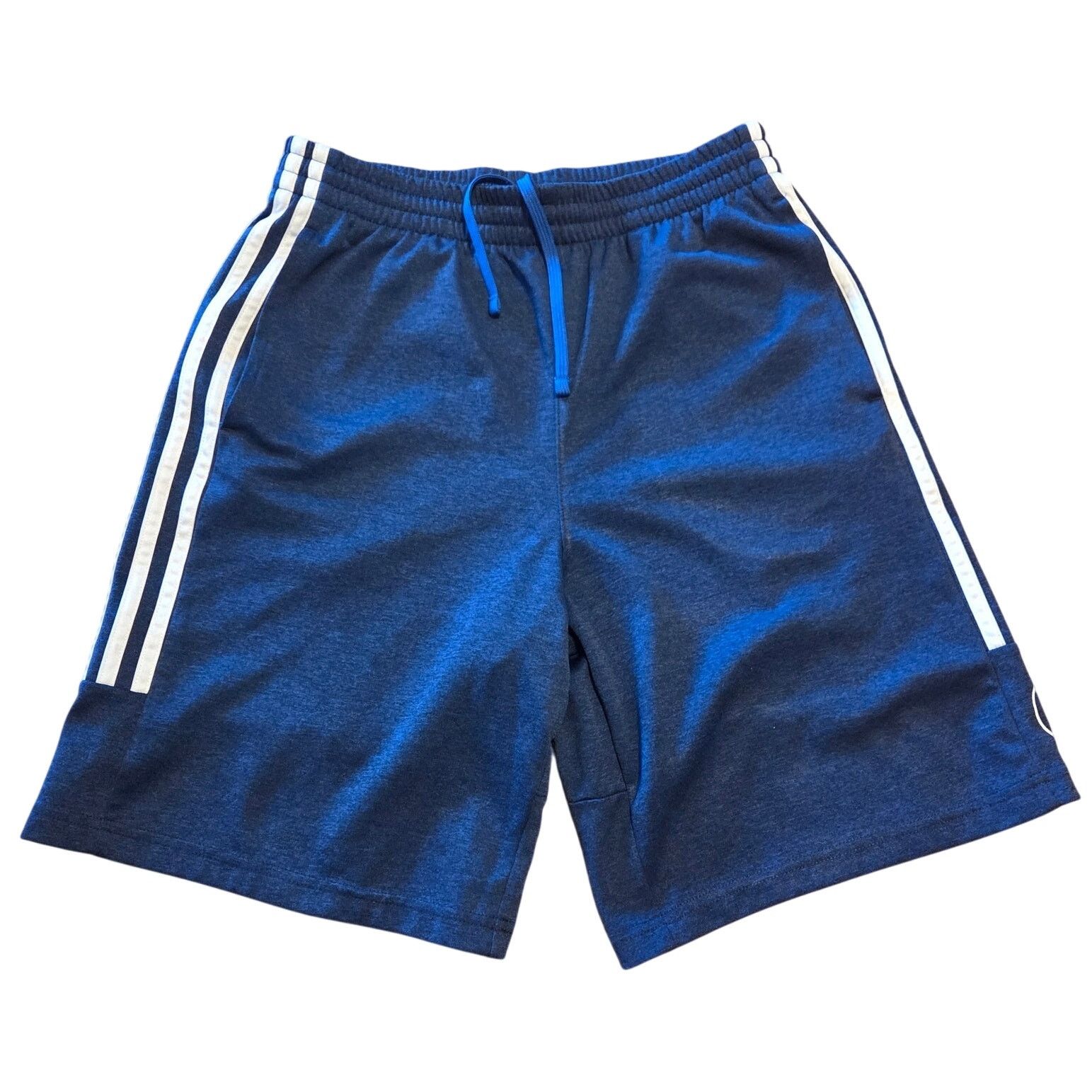 Adidas Adidas Blue Athletic Shorts - Juniors Boys Large 14/16 Size US 26 / EU 42 - 1 Thumbnail