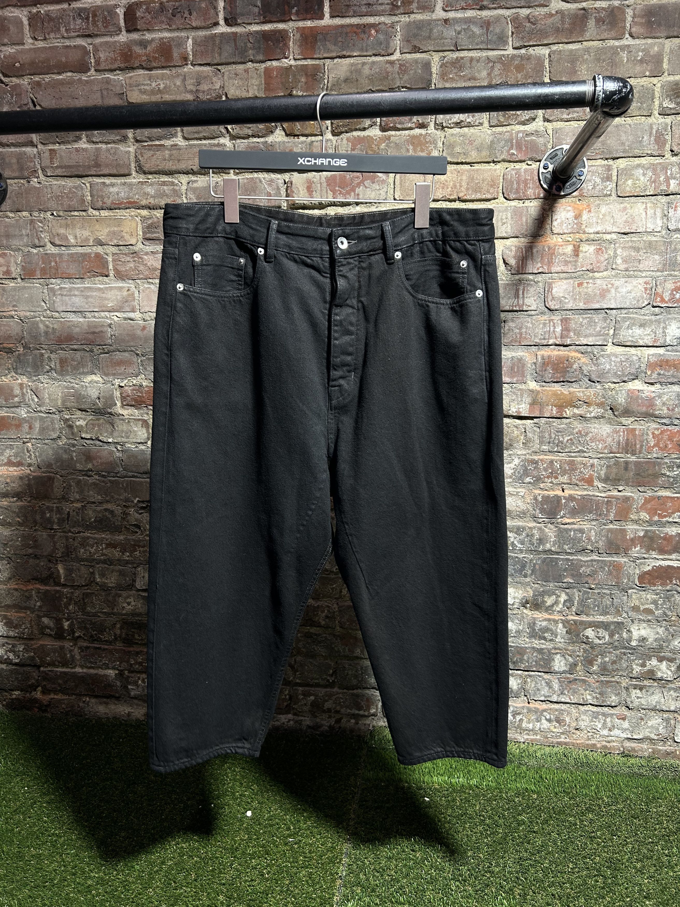 Rick Owens Drkshdw Rick Owens DRKSHDW Cropped Denim Size US 36 / EU 52 - 1 Thumbnail
