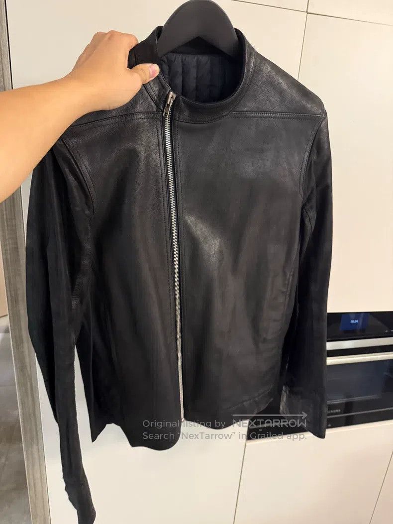 Rick Owens RICK OWENS Rare Goose Down Lined Patchwork Leather Jacket Size US L / EU 52-54 / 3 - 1 Thumbnail
