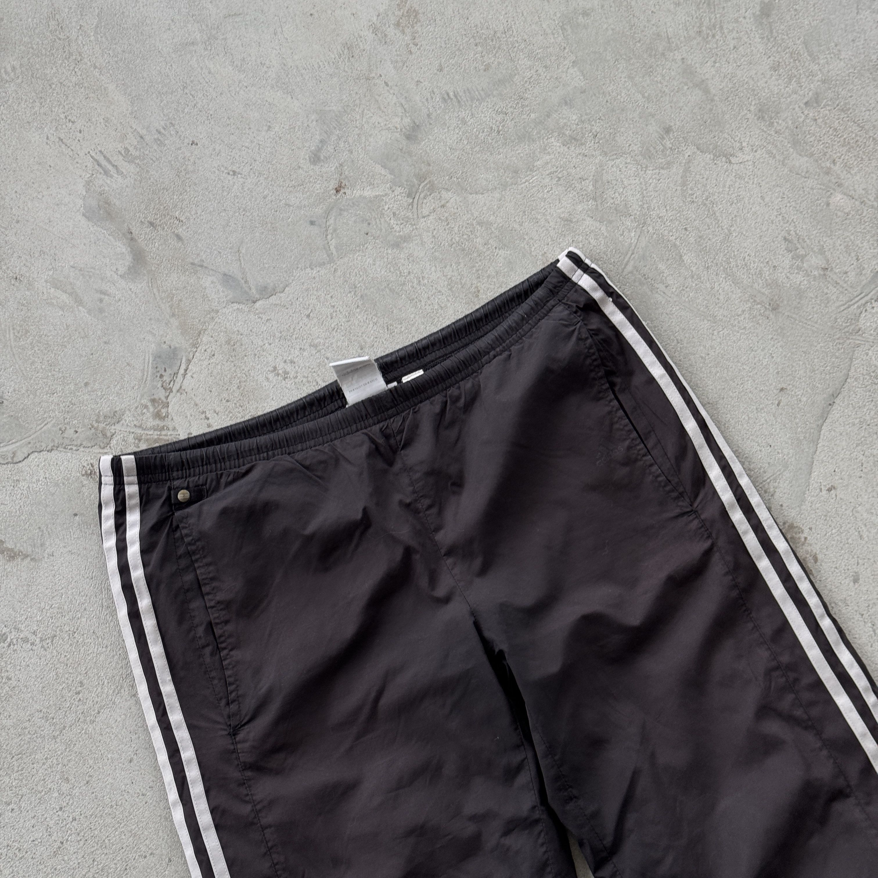 Adidas Vintage 00s Adidas Nylon Track Pants Size 30" / US 8 / IT 44 - 3 Thumbnail