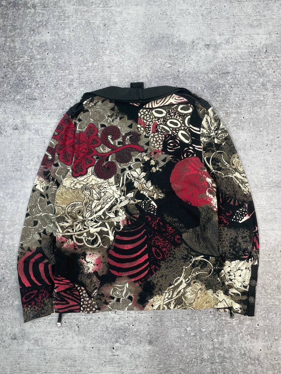 Hysteric Glamour Vintage 00s Jean Paul Gaultier Queen Style Floral Jacket Y2K Size L / US 10 / IT 46 - 4 Thumbnail