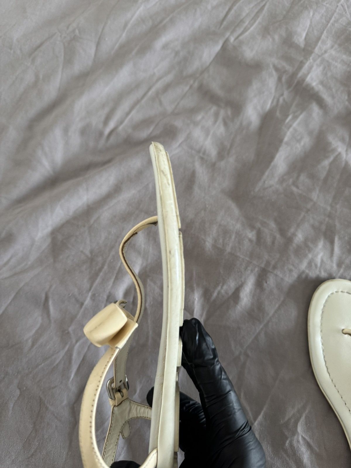 Prada Laxury Prada Patent Leather Sandals Womens Size US 8 / IT 38 - 14 Thumbnail