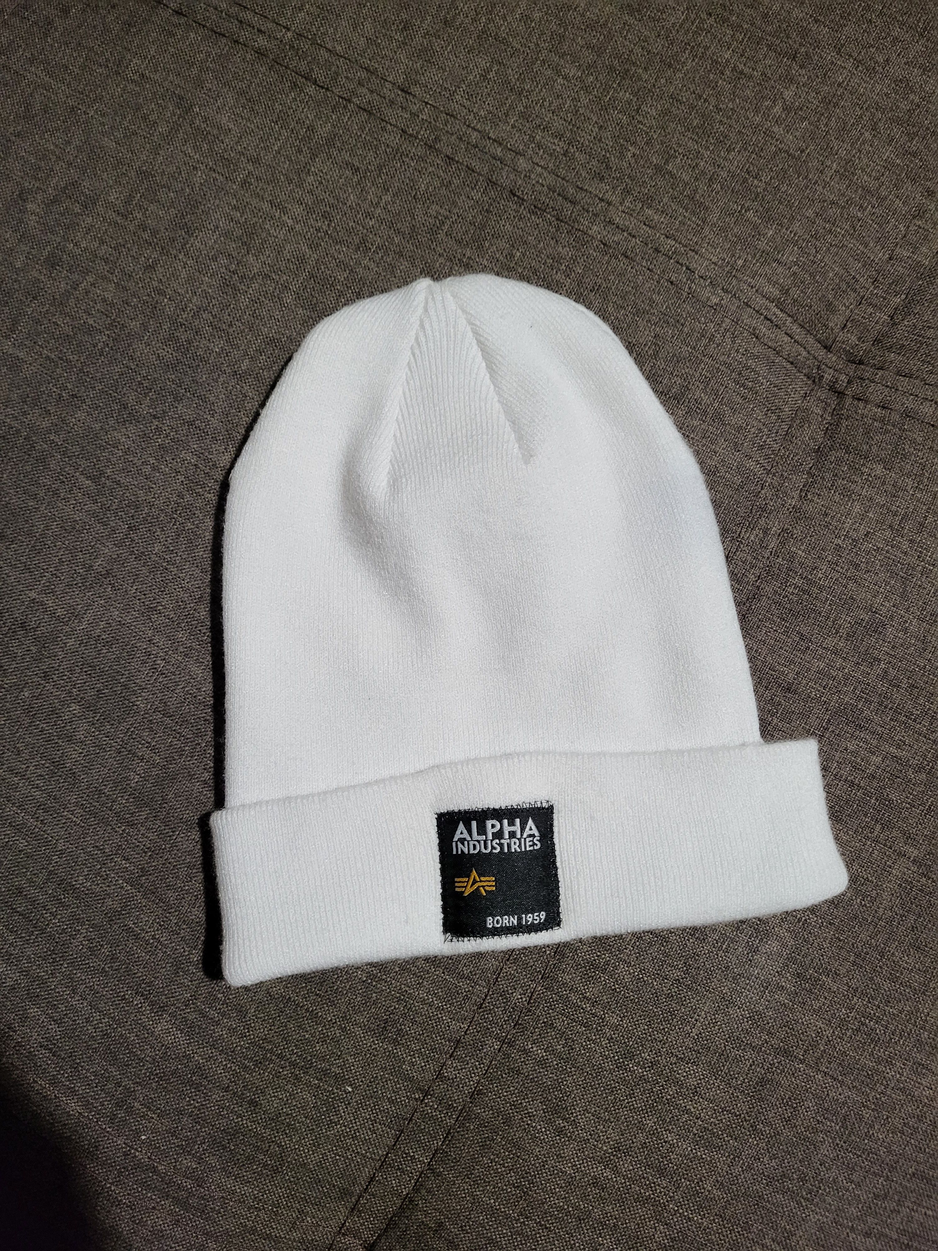 Alpha Industries Vintage Alpha Industries beanie skull hat Size ONE SIZE - 1 Thumbnail