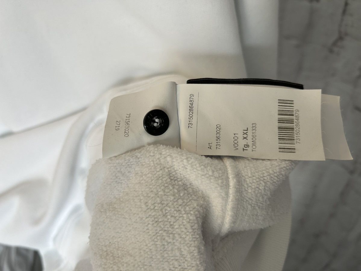 Stone Island Stone Island White CrewneckSweatshirt XXL Certilogo Verified Size US XXL / EU 58 / 5 - 9 Thumbnail