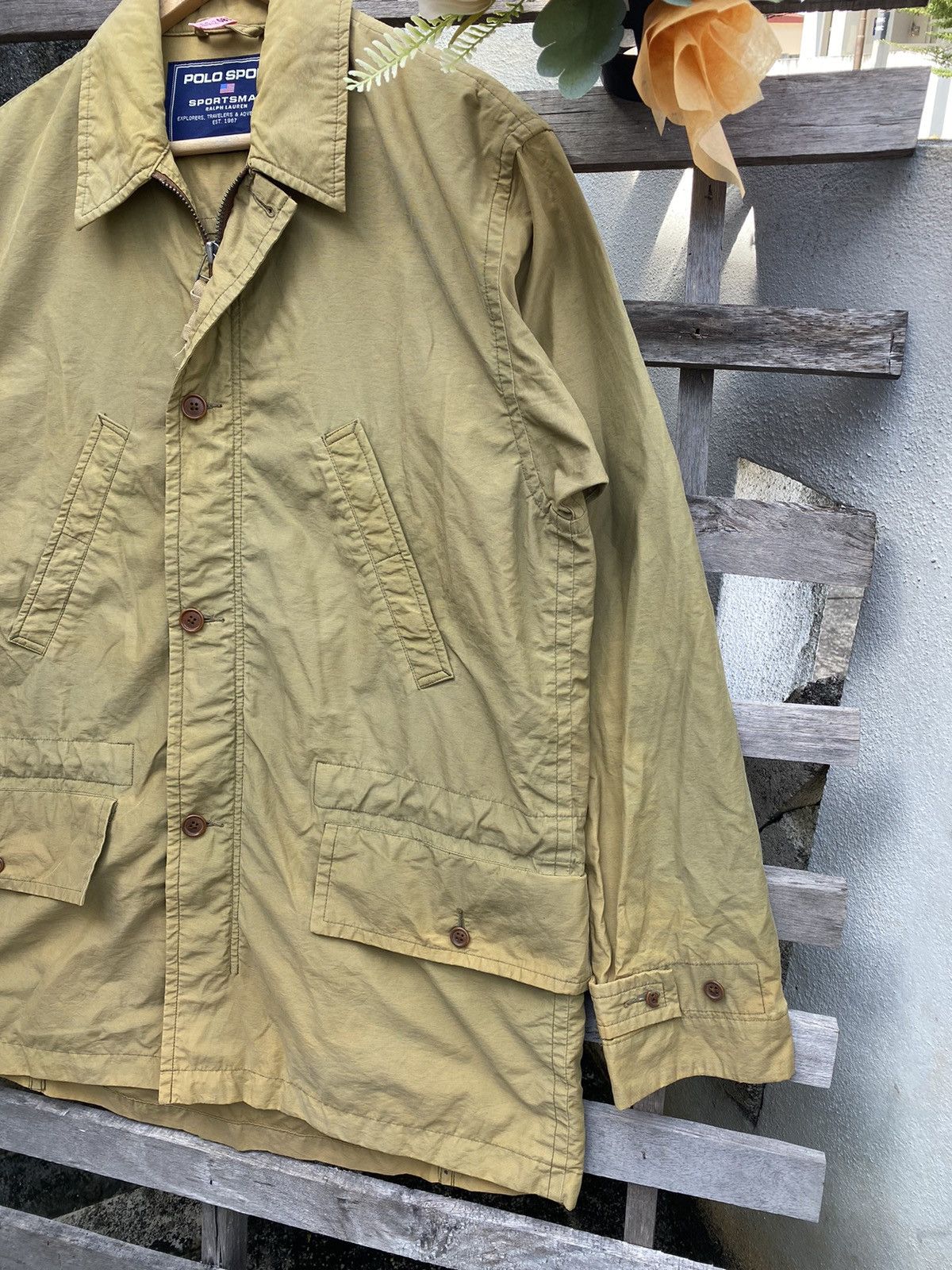 Polo Ralph Lauren 🔥 Sunfaded 🔥 Vintage 90s Polo Sport Safari Jacket Size US M / EU 48-50 / 2 - 3 Thumbnail