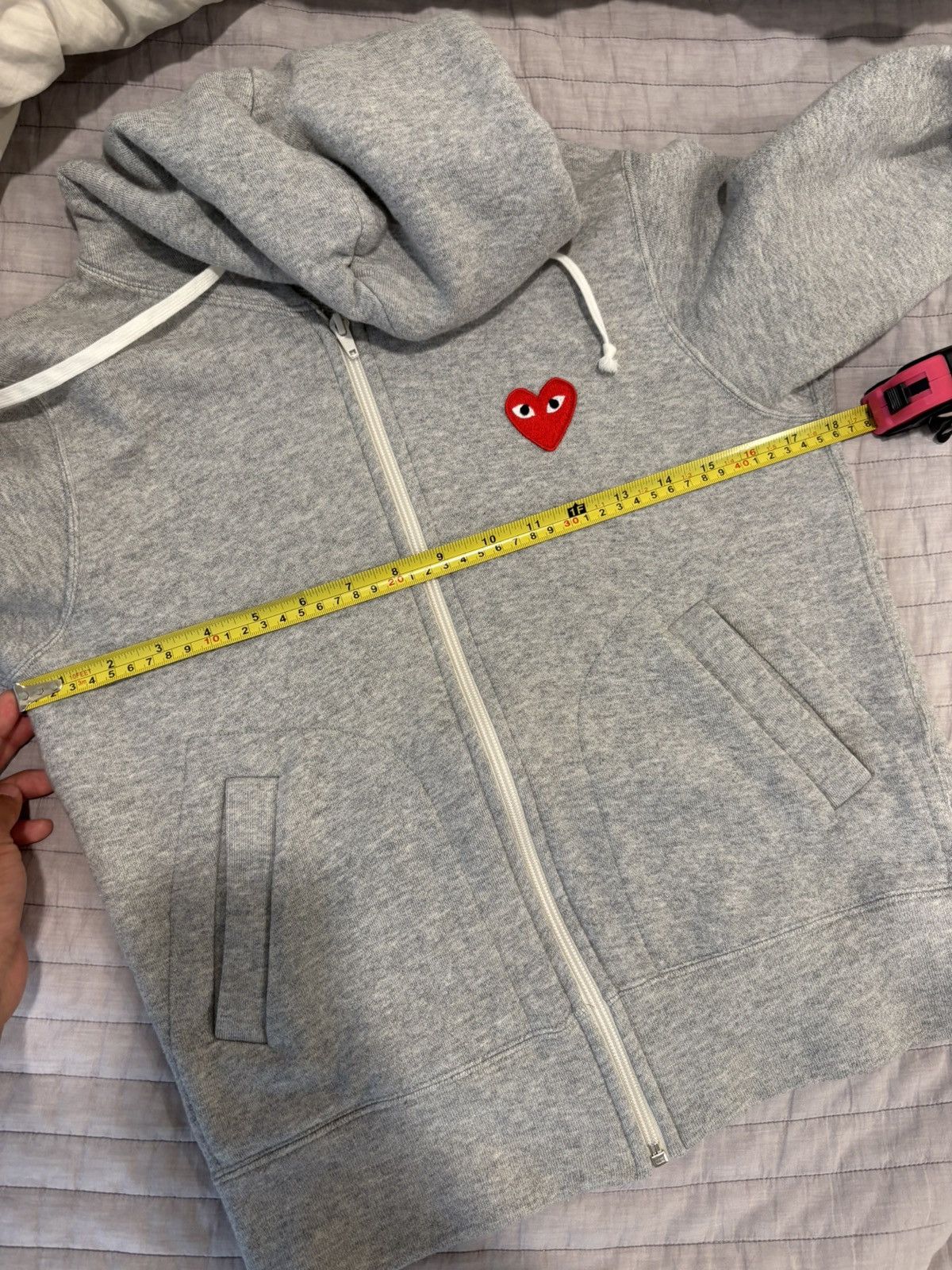Comme des Garcons CDG Play zip up hoodie Size US S / EU 44-46 / 1 - 8 Thumbnail